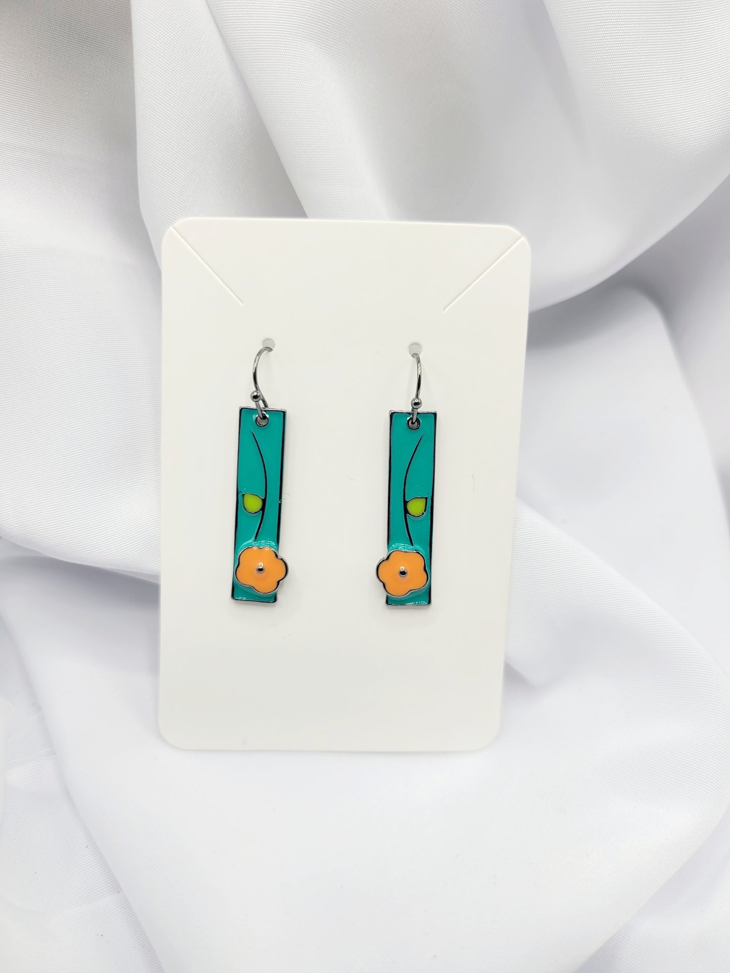Sweet poppy earrings