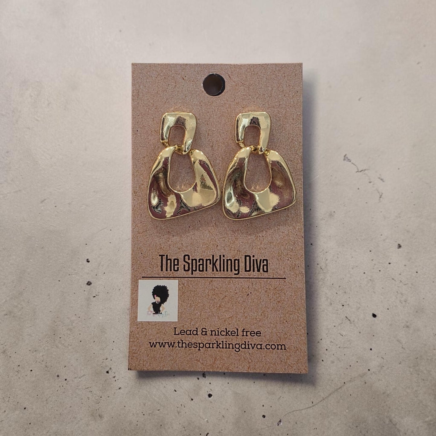 A Golden specktical earrings