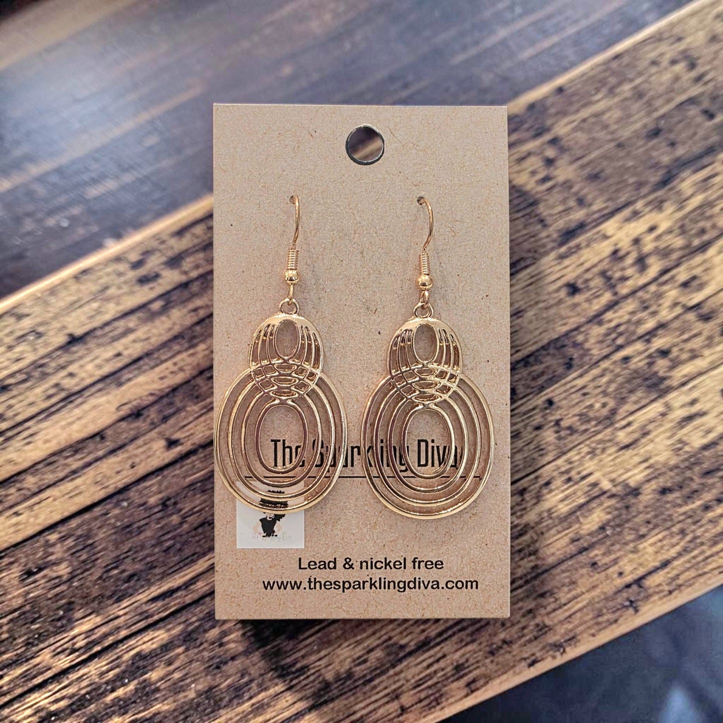 Figure eight earrings