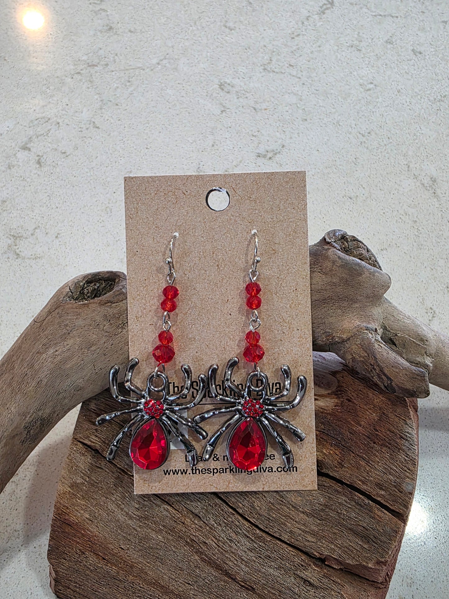 Itsy-bitsy spider earrings