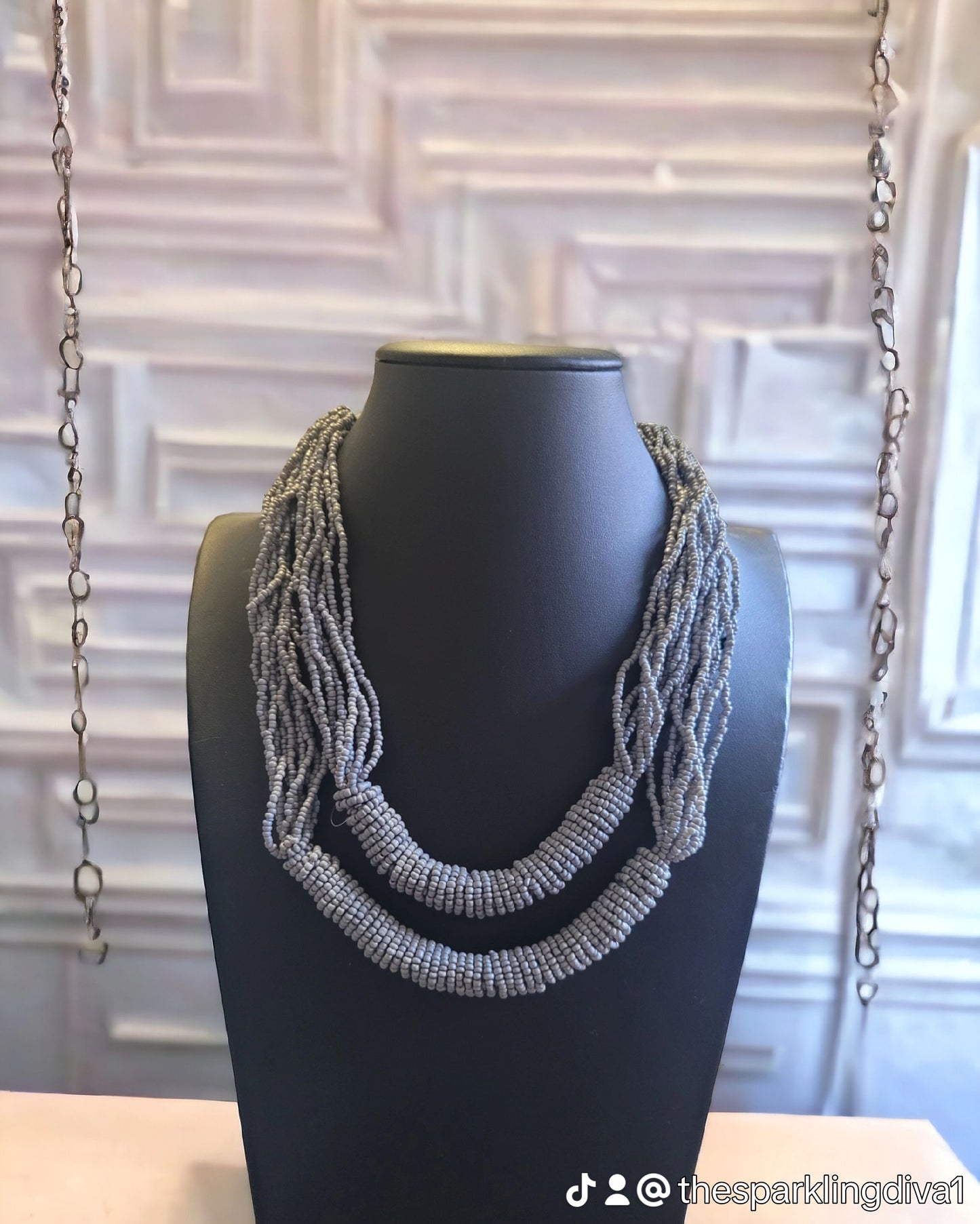 Double duty beaded necklace (necklace)