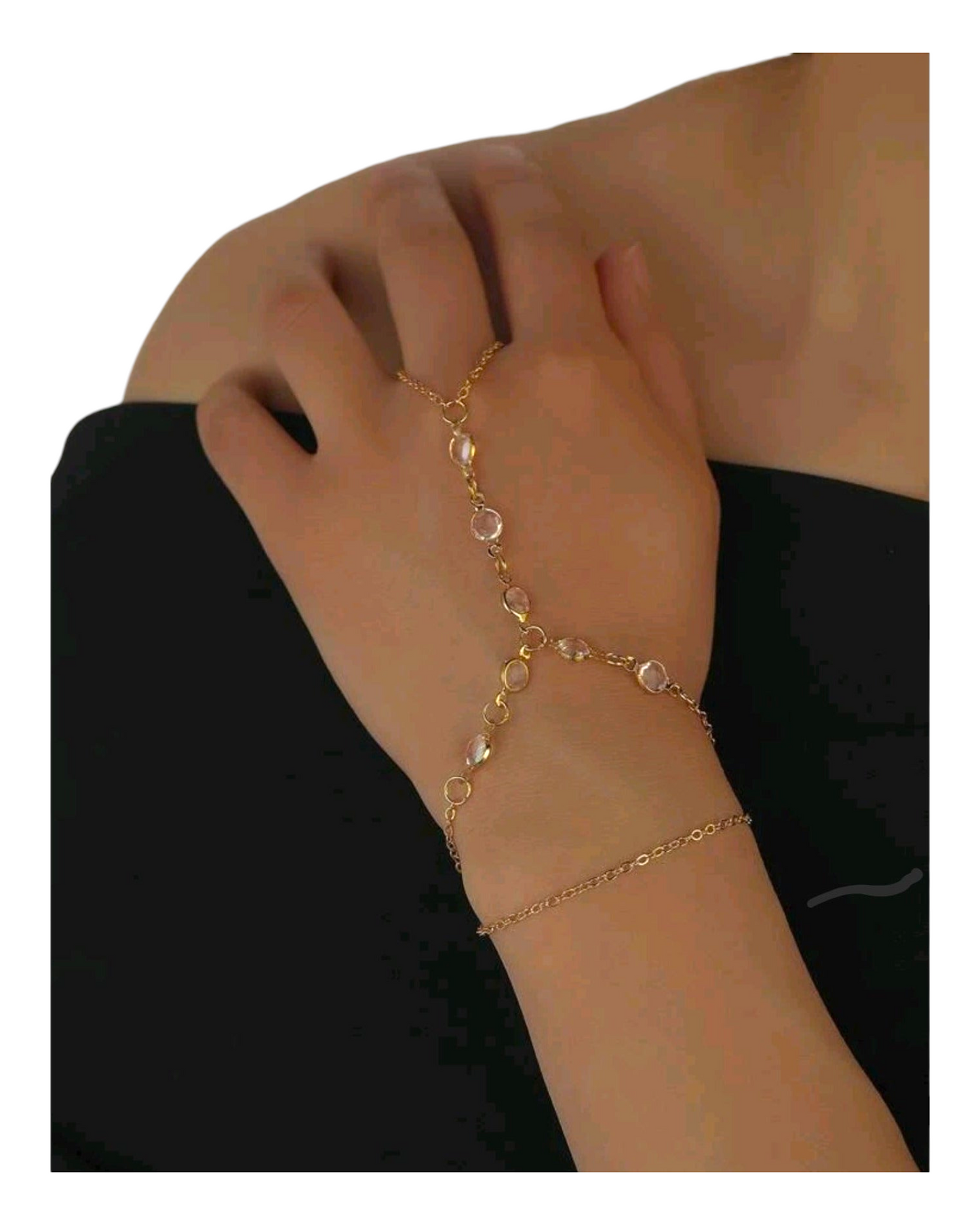 Beaded mitten bracelet