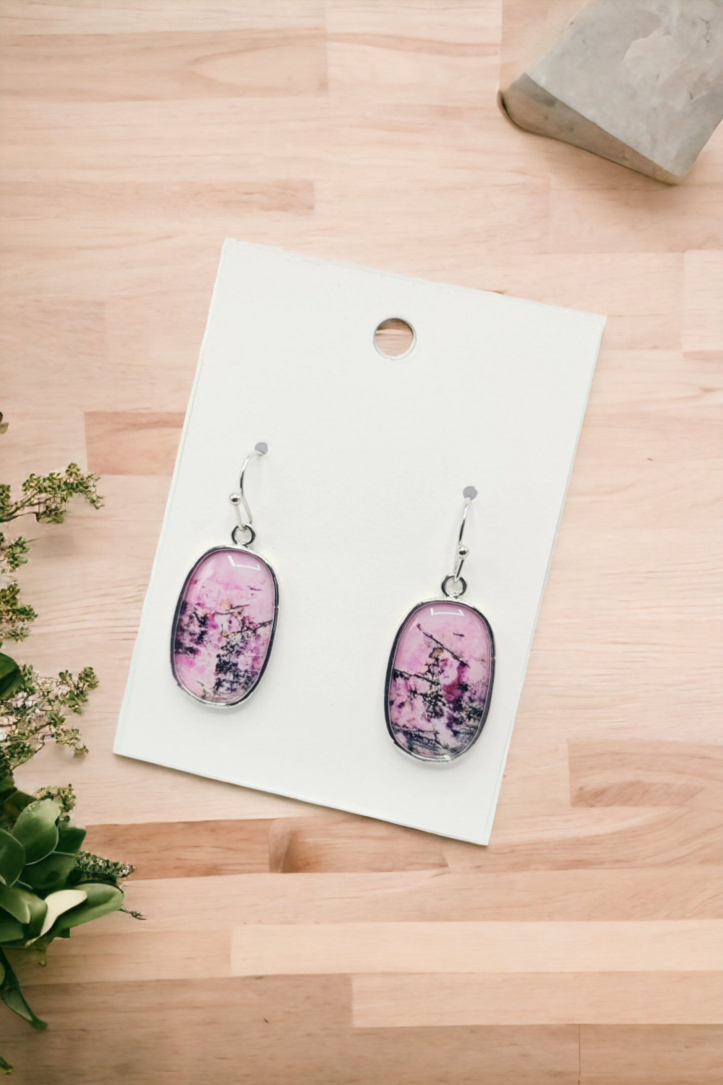 Cherry blossom earrings (earrings)