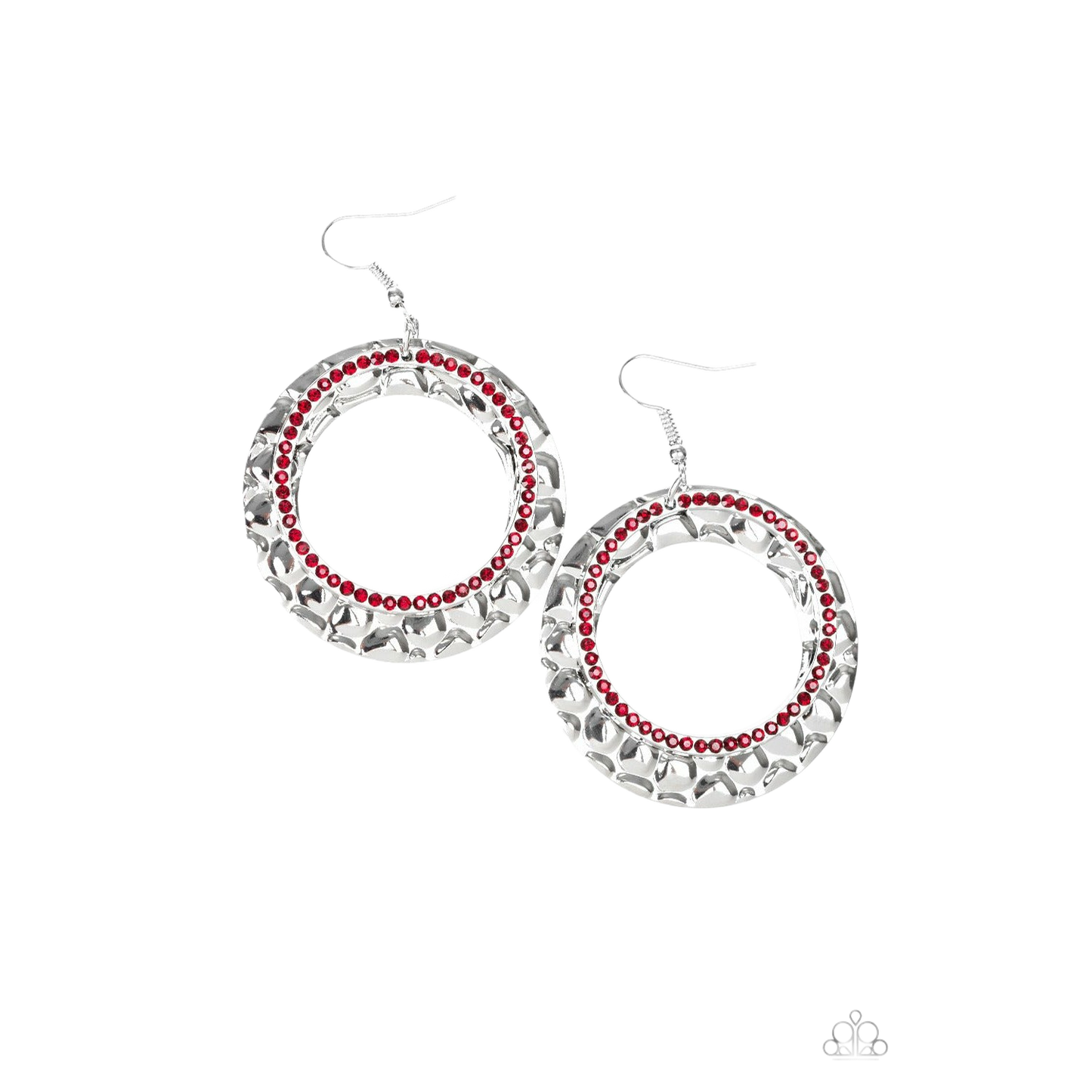 Cinematic Shimmer - Red earrings (Jewelry)