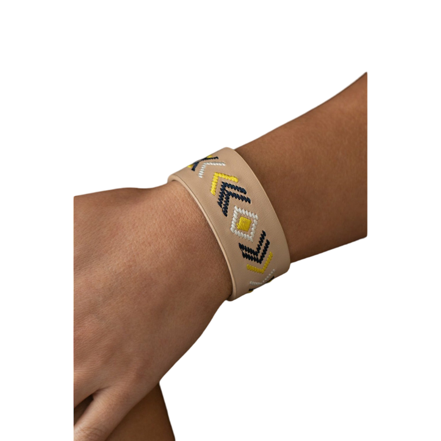 Cliff Glyphs - Yellow bracelet (Jewelry)