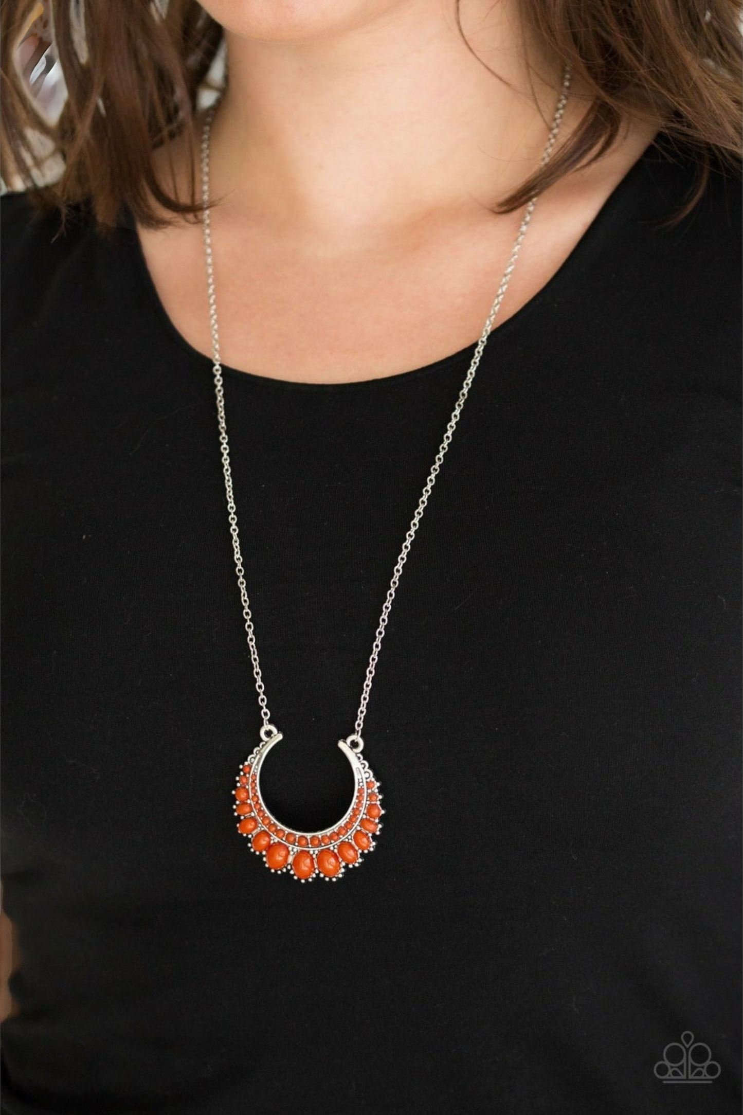 Count To ZEN - Orange necklace (Jewelry)