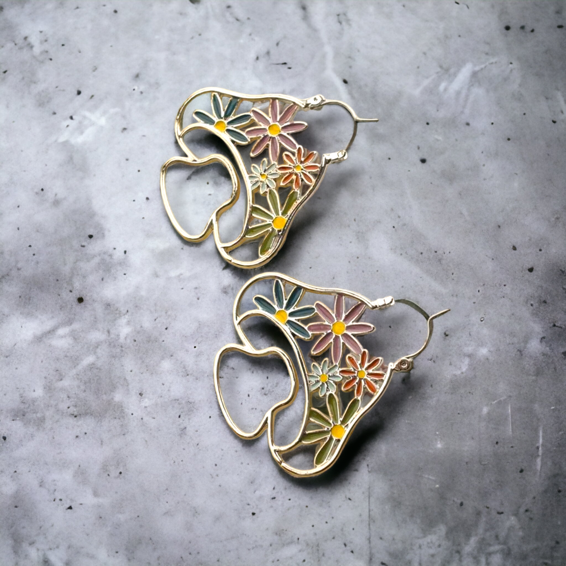 Crazy daisies earrings (earrings)