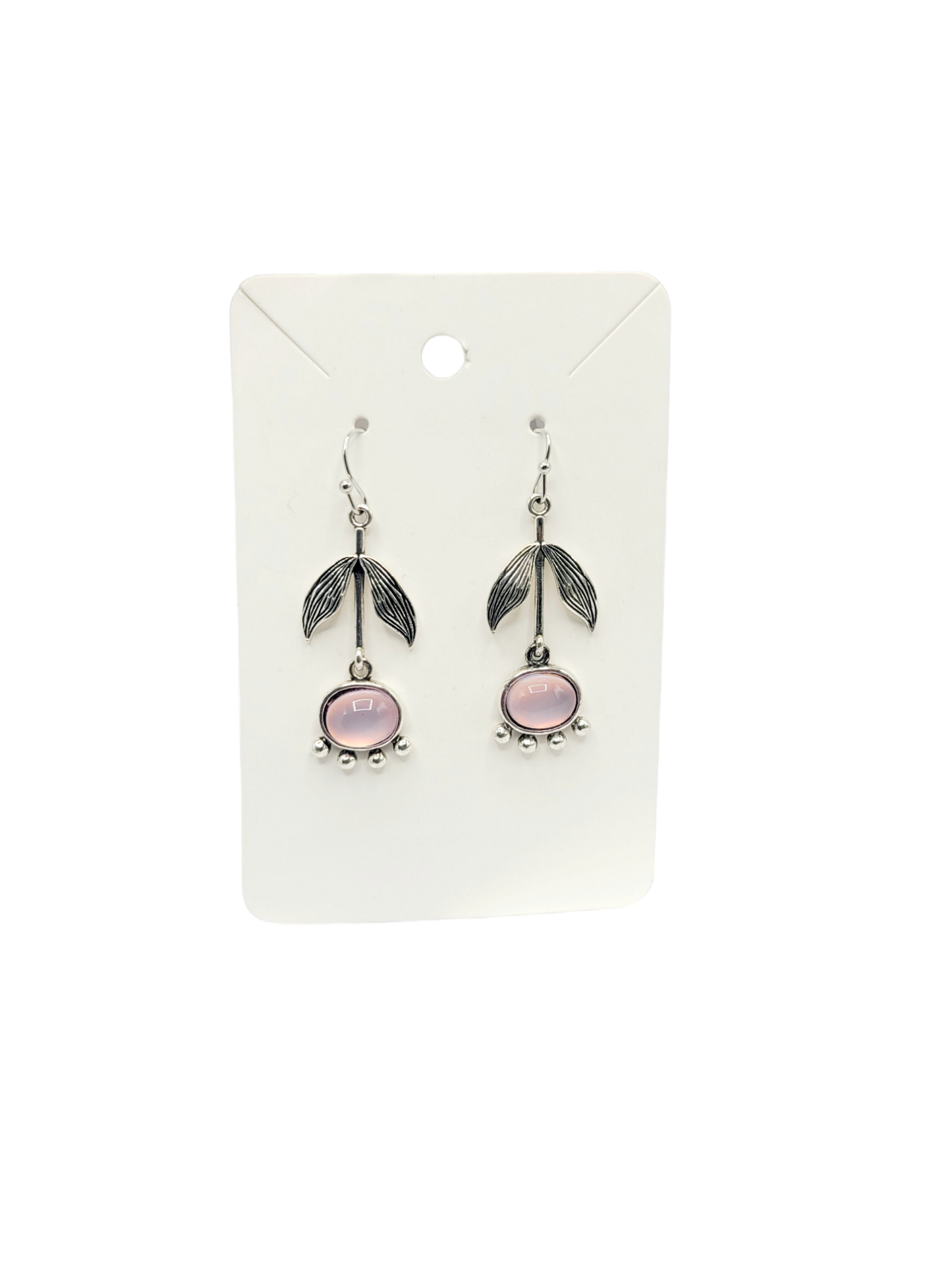 Dangling flower earrings (earrings)