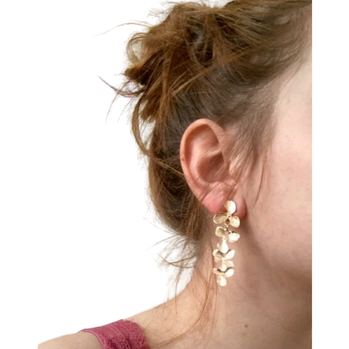 Flower dangle earrings (Jewelry)