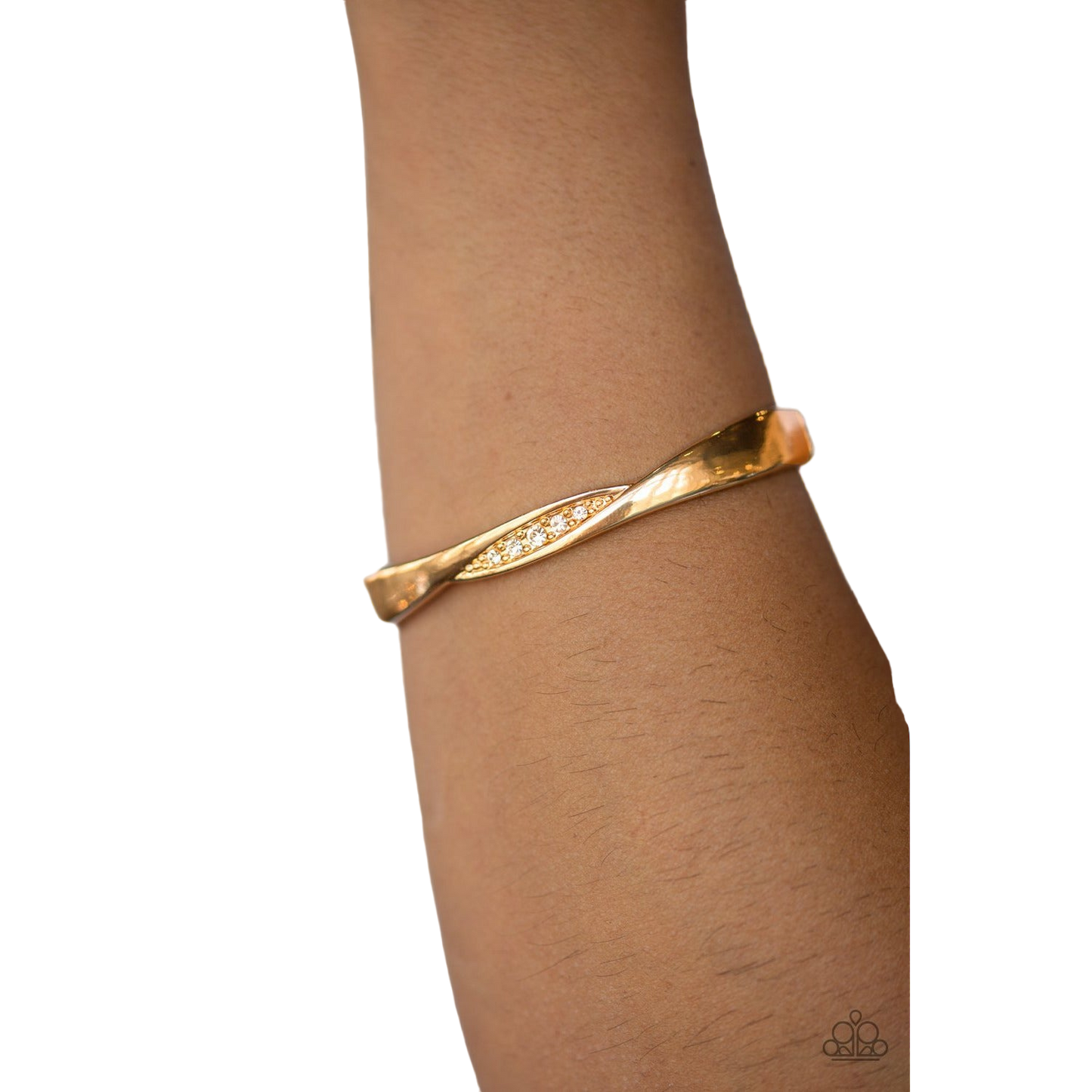 Glittering Grit - Gold bracelet (Jewelry)