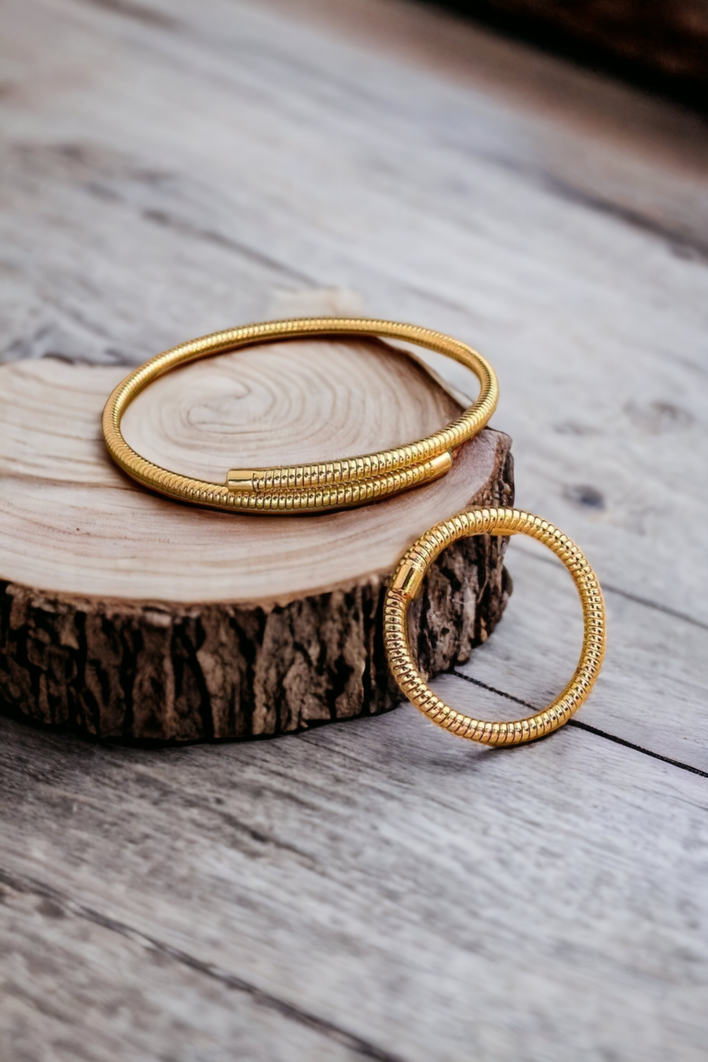 Golden choker set (jewelry sets)