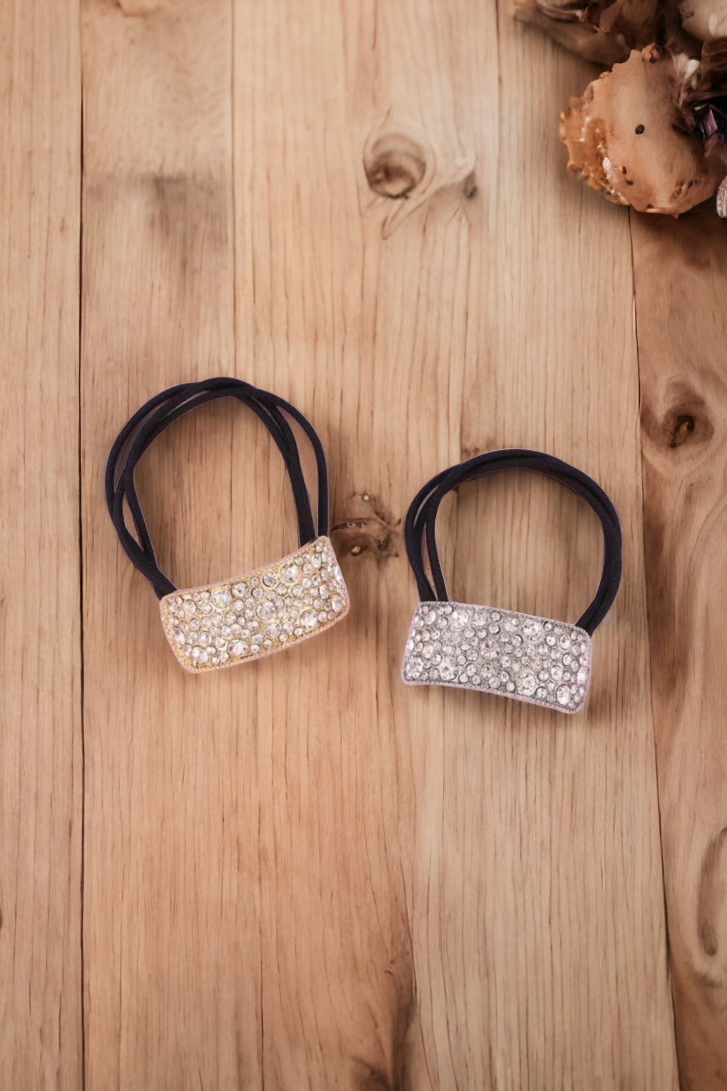 Sparkle hair ties