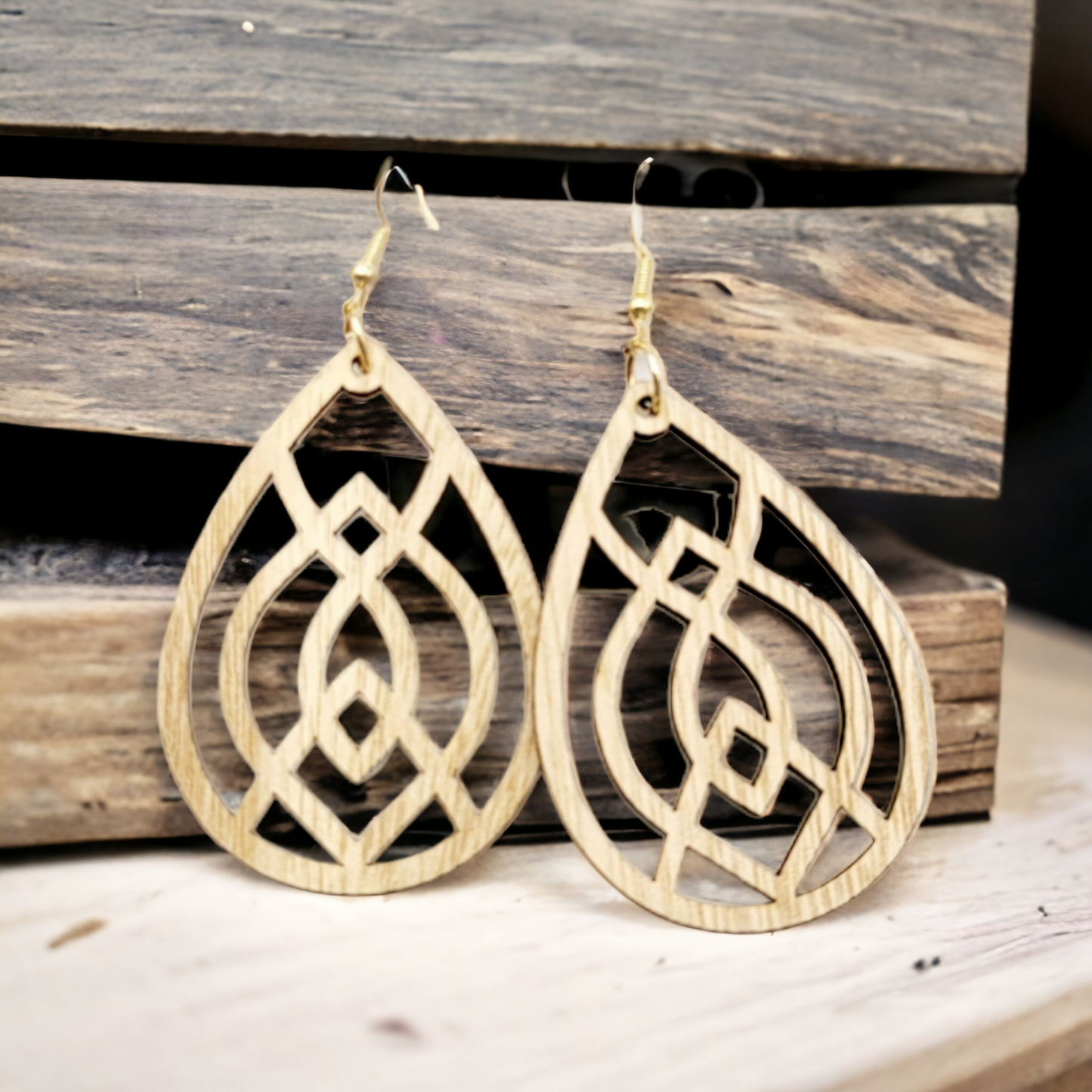 I WOOD love to! Earrings (Earrings)