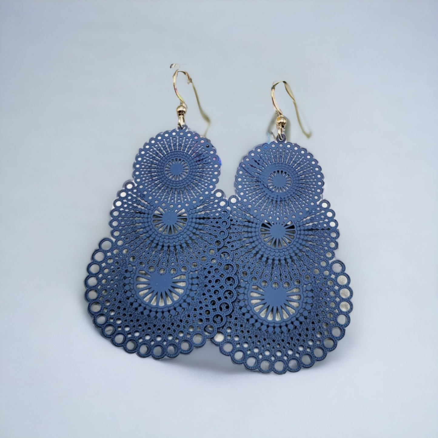Spanish decor blue earrings (Jewelry)