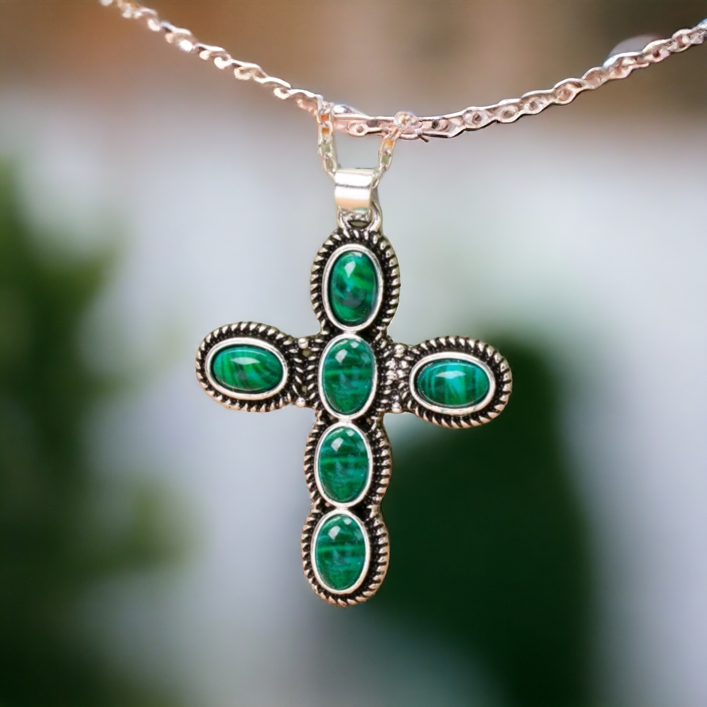 Jeweled with grace necklace and earring set (necklace set)
