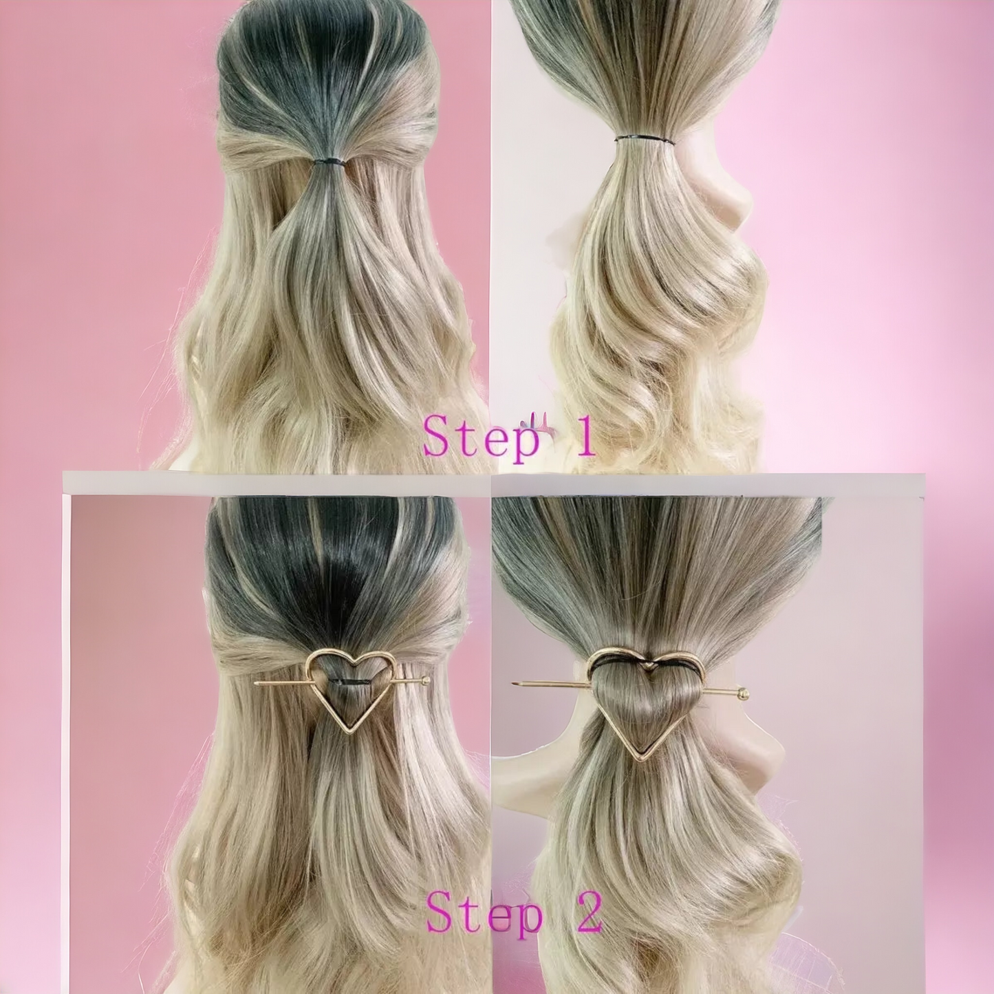 Heart hair pin (Jewelry)