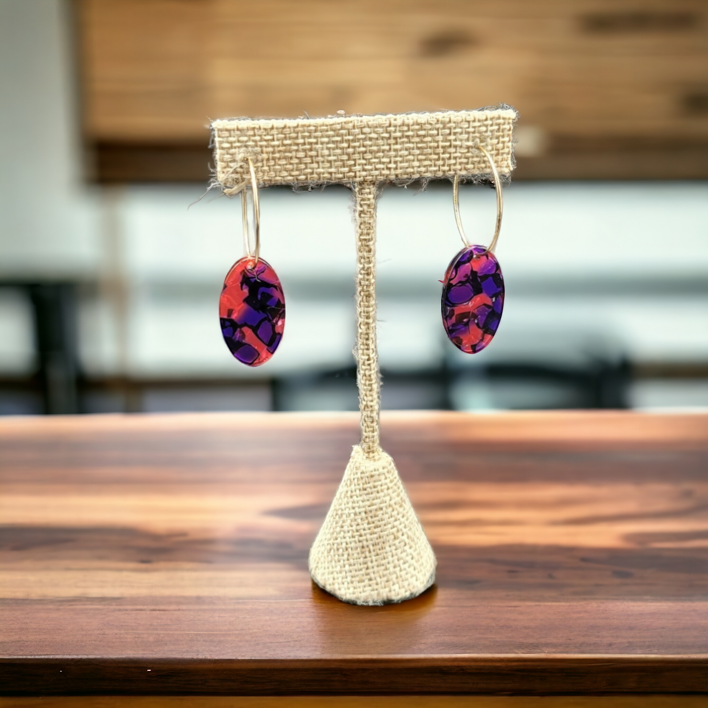 Lava lamp earrings (Earrings)
