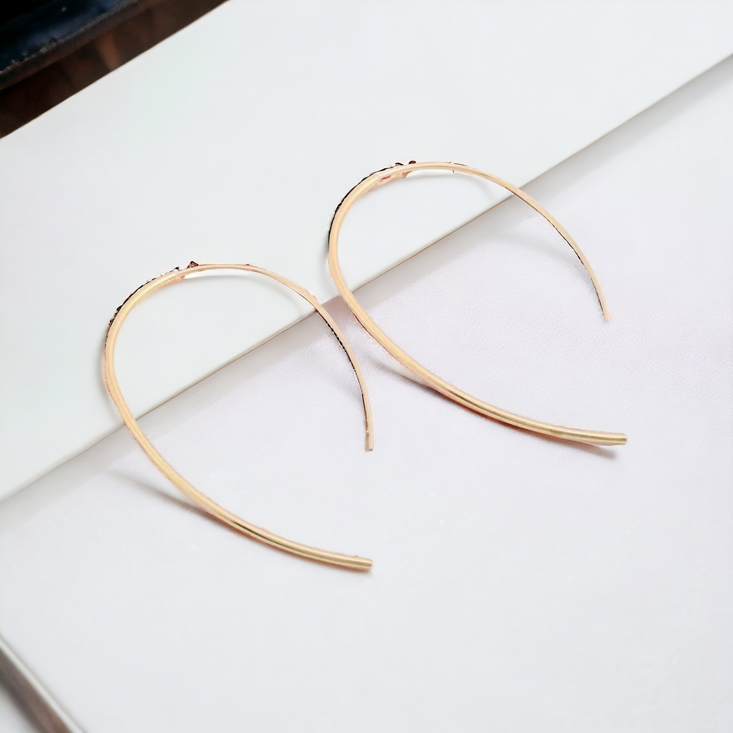 Golden curls earrings (earrings)