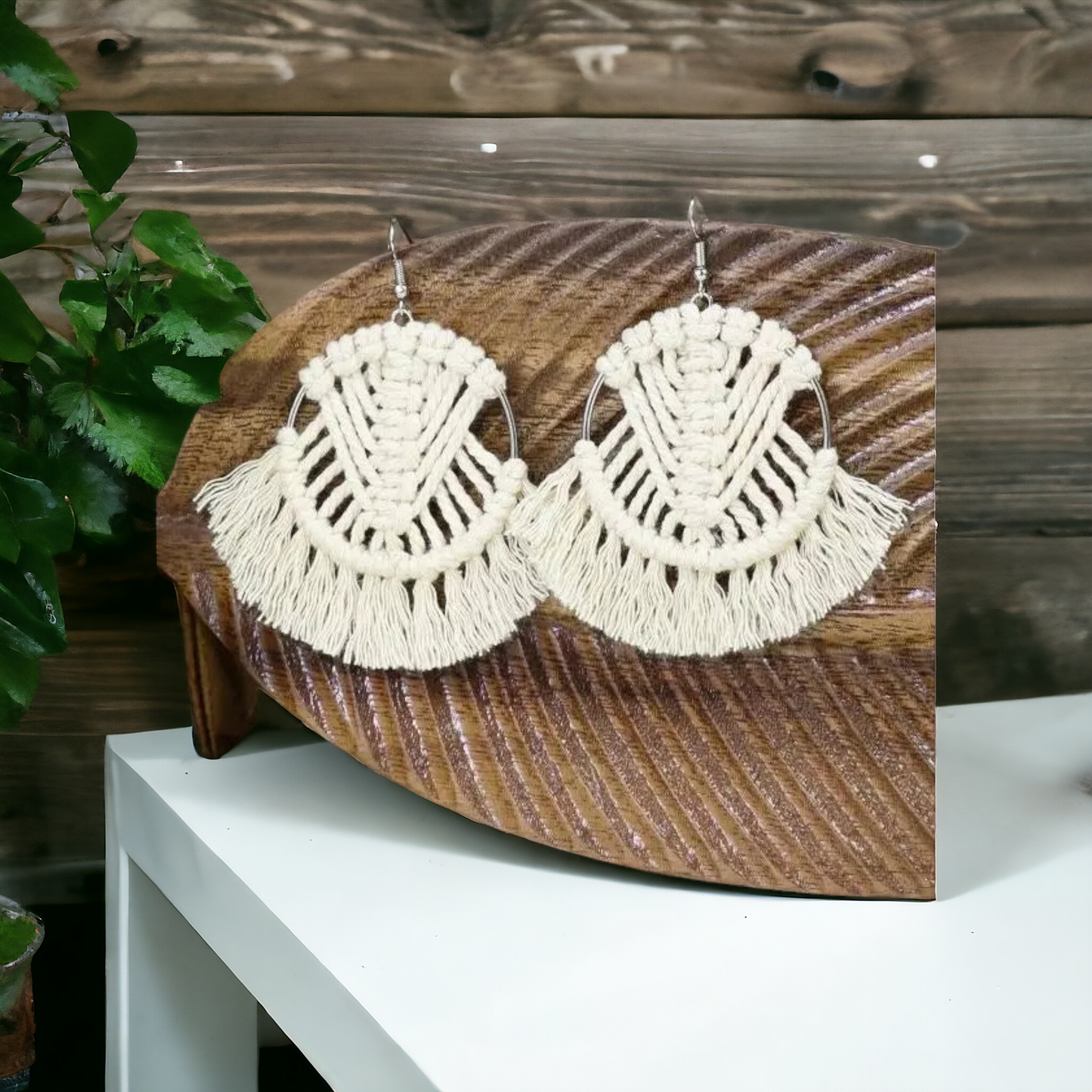 Macrame earrings (Jewelry)