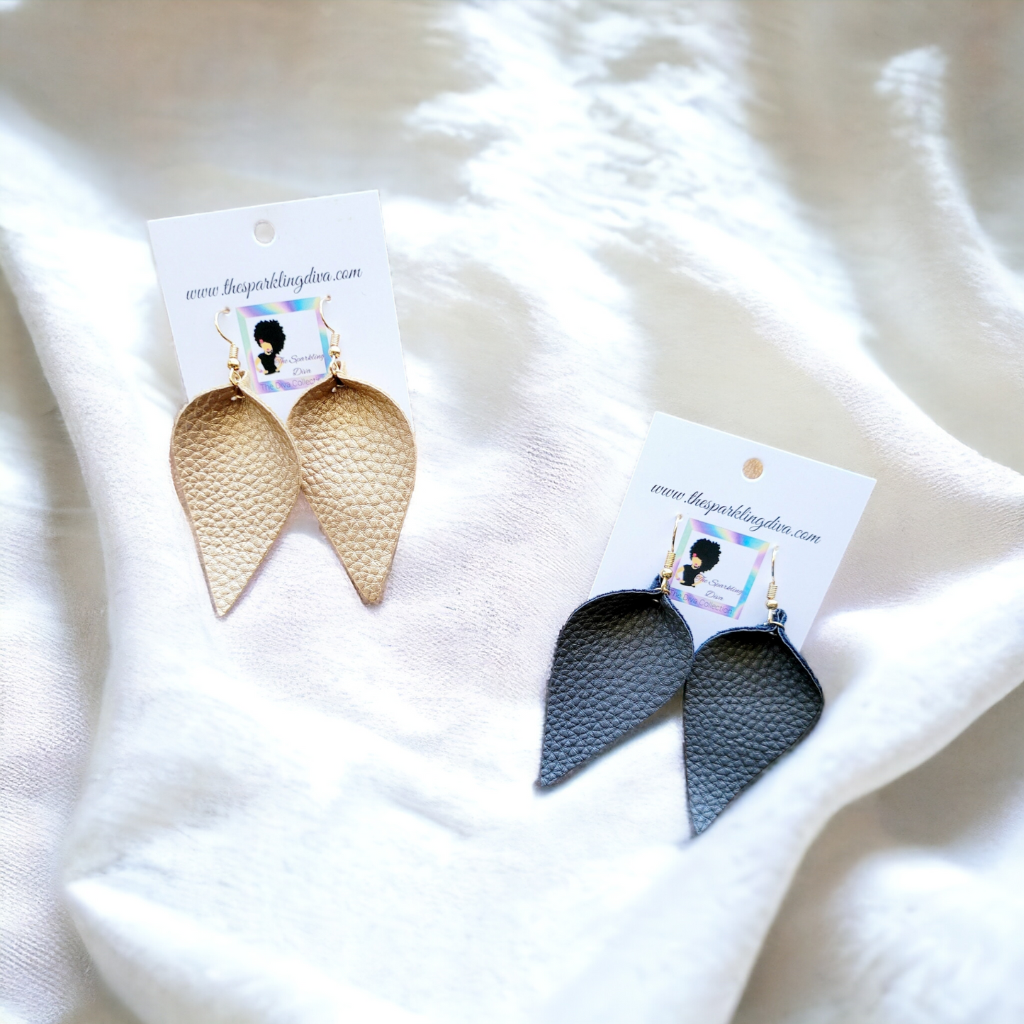 Leatherette earrings (Jewelry)
