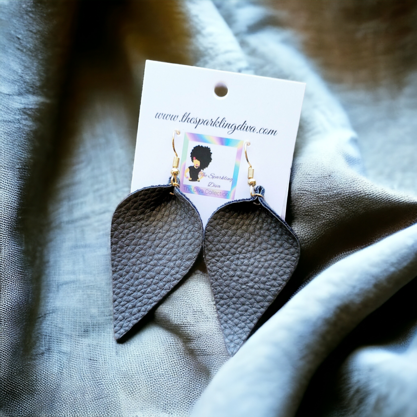 Leatherette earrings (Jewelry)