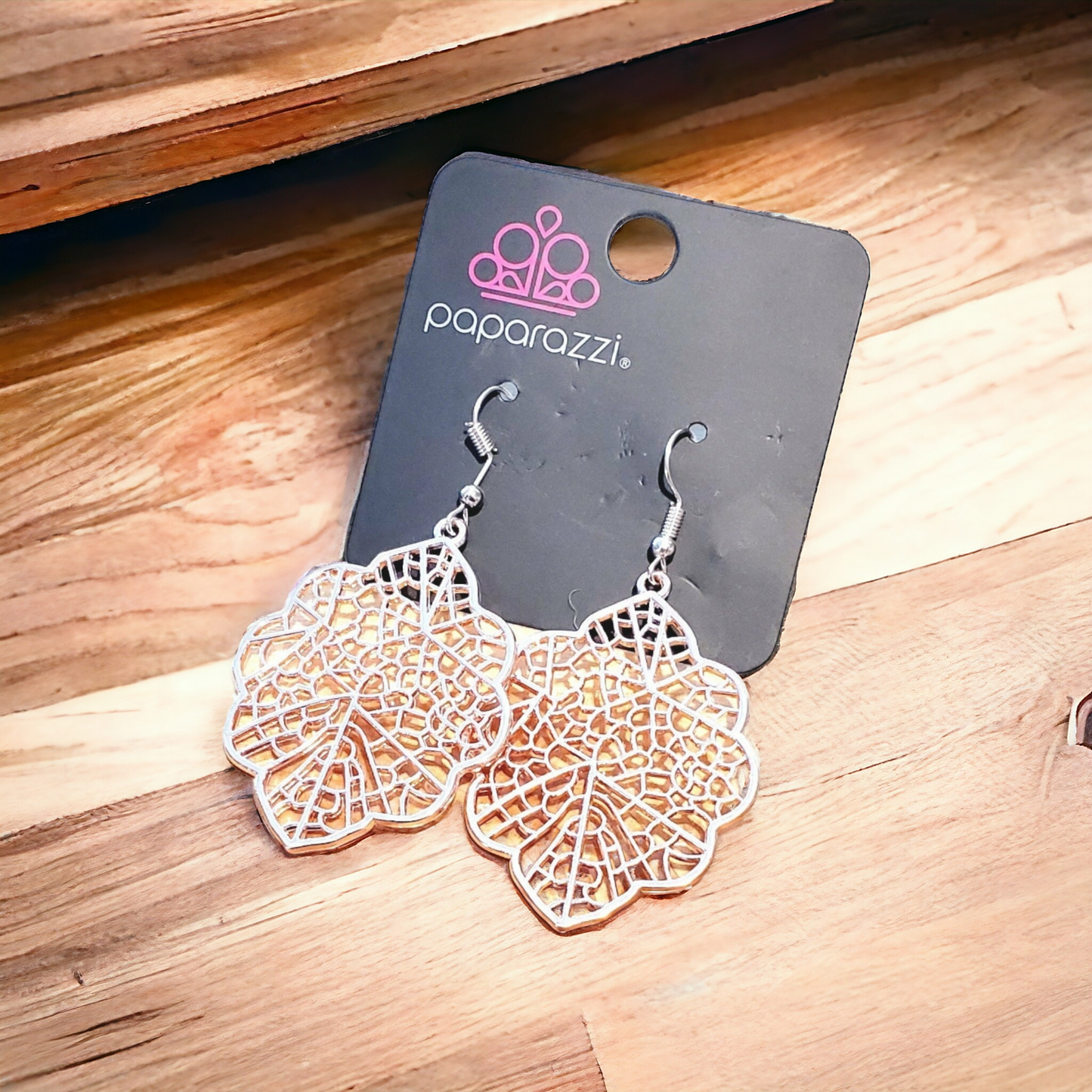 Meadow Mosaic - Rose Gold earrings (Jewelry)