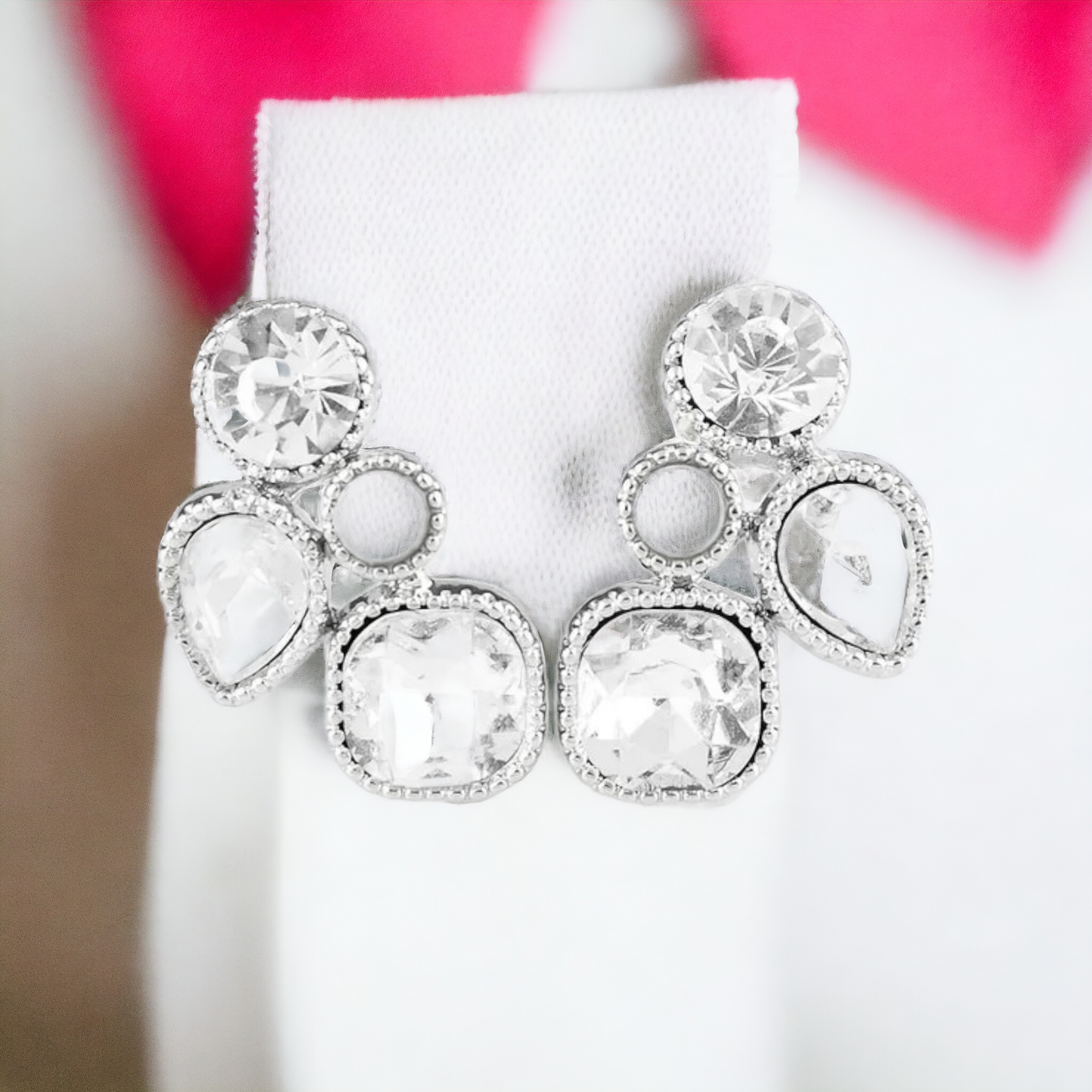 Superstar White earrings