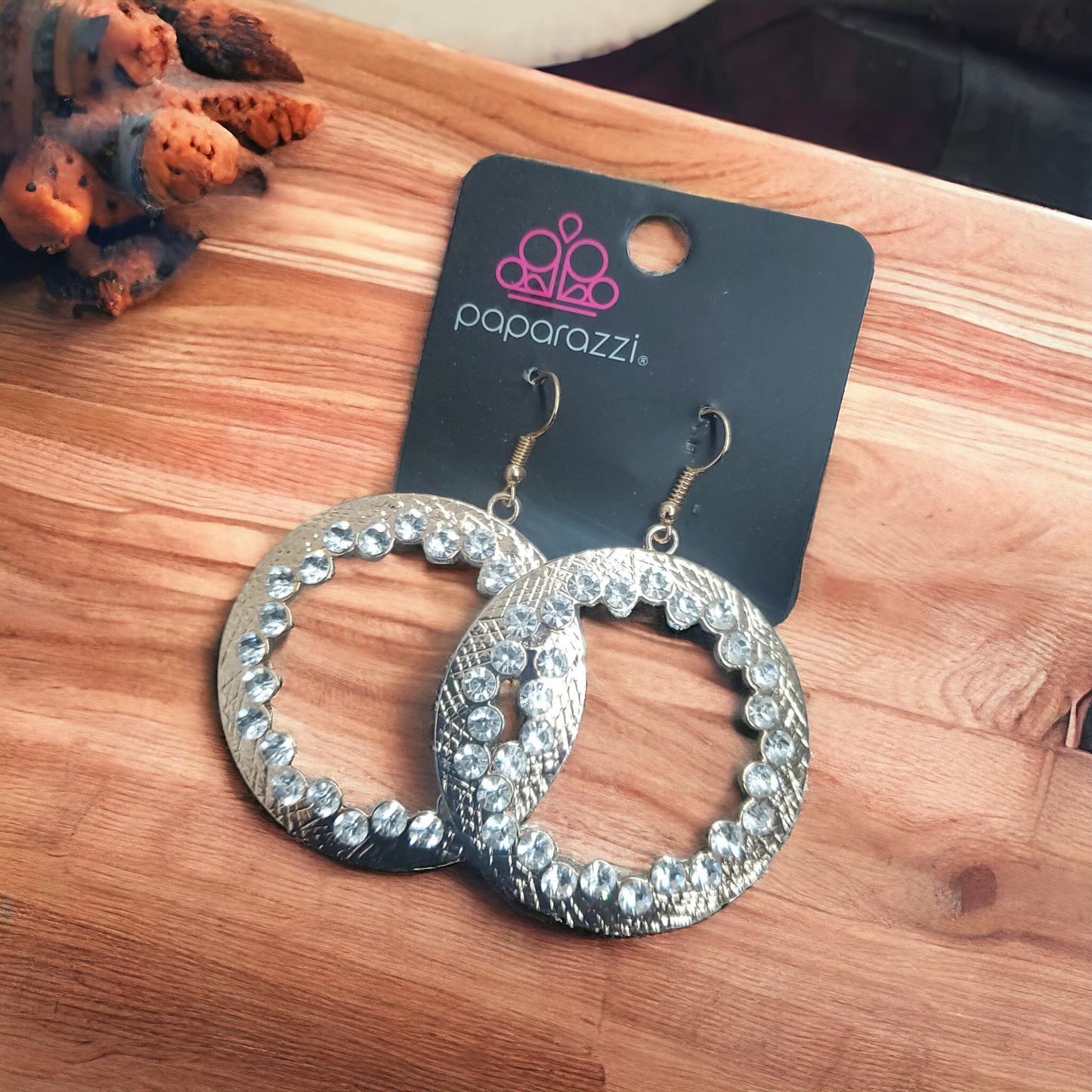 Gala glitter Gold earrings (Jewelry)