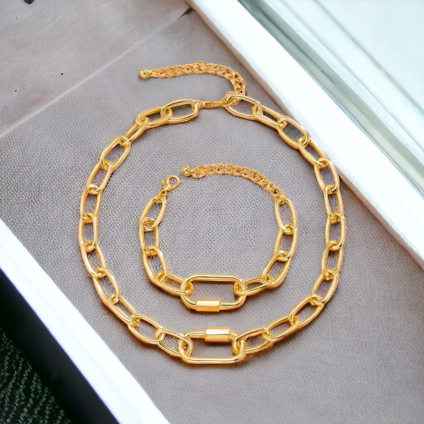 The hook up necklace set (necklace set)