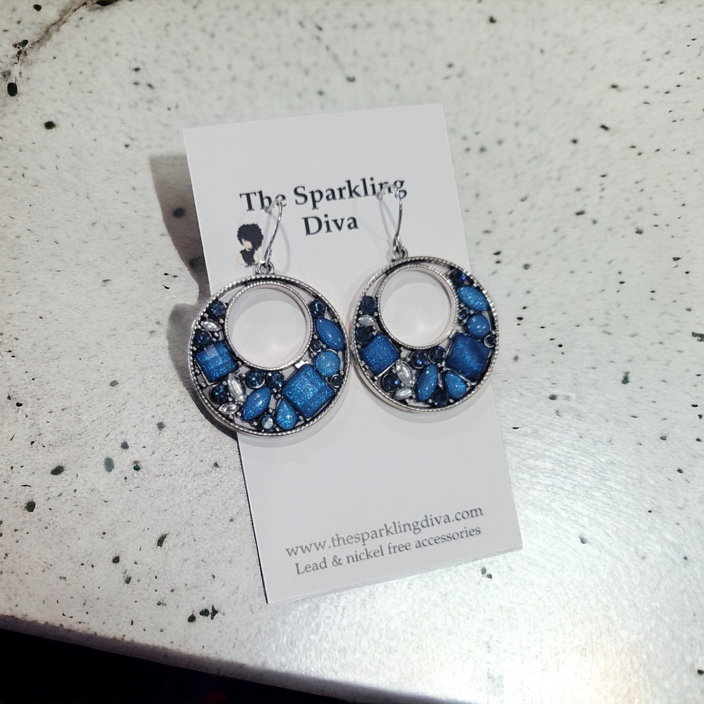 Singing the blues earrings