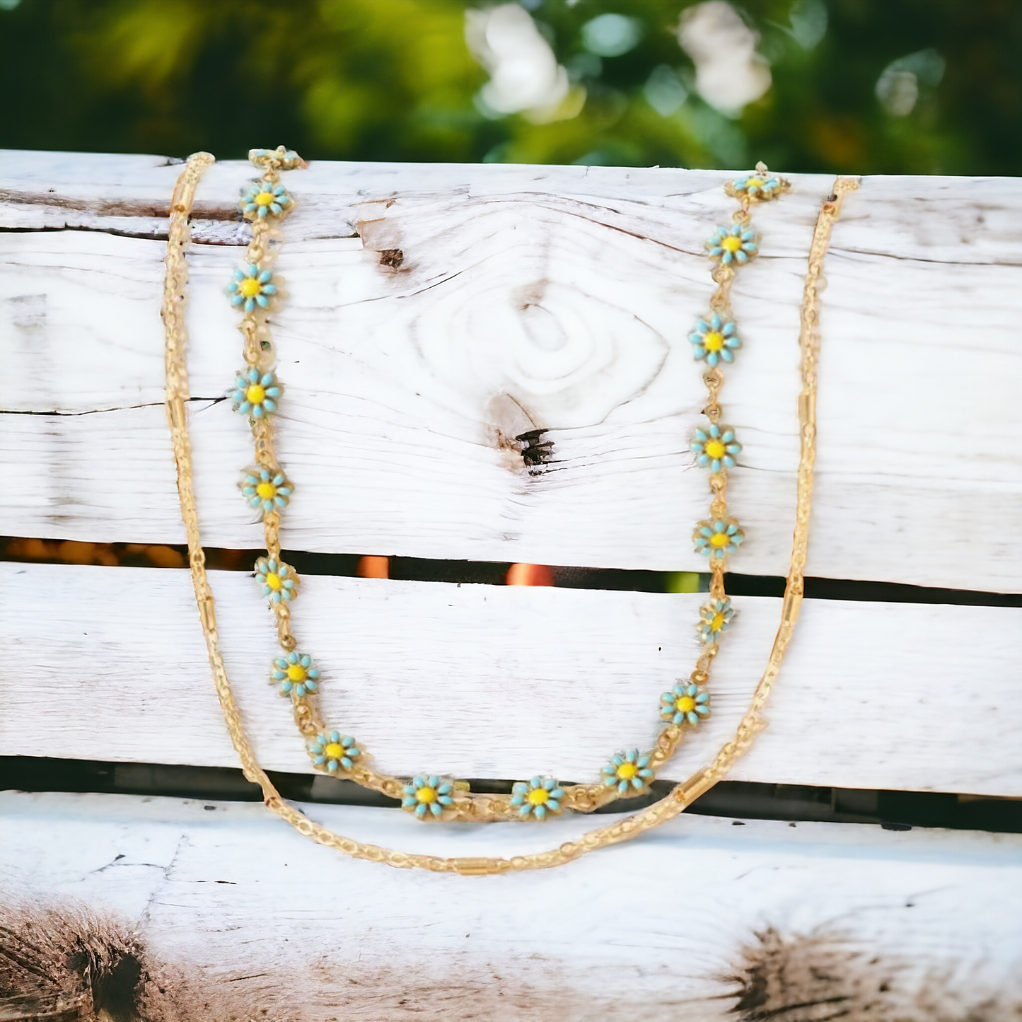 Brighter days layered necklace (necklace)