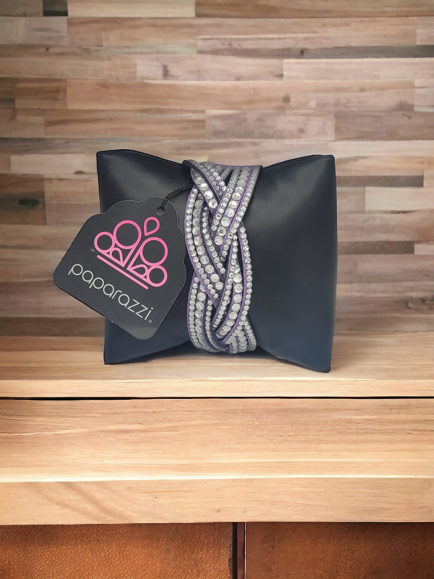 Purple braided snap bracelet (Bracelets)