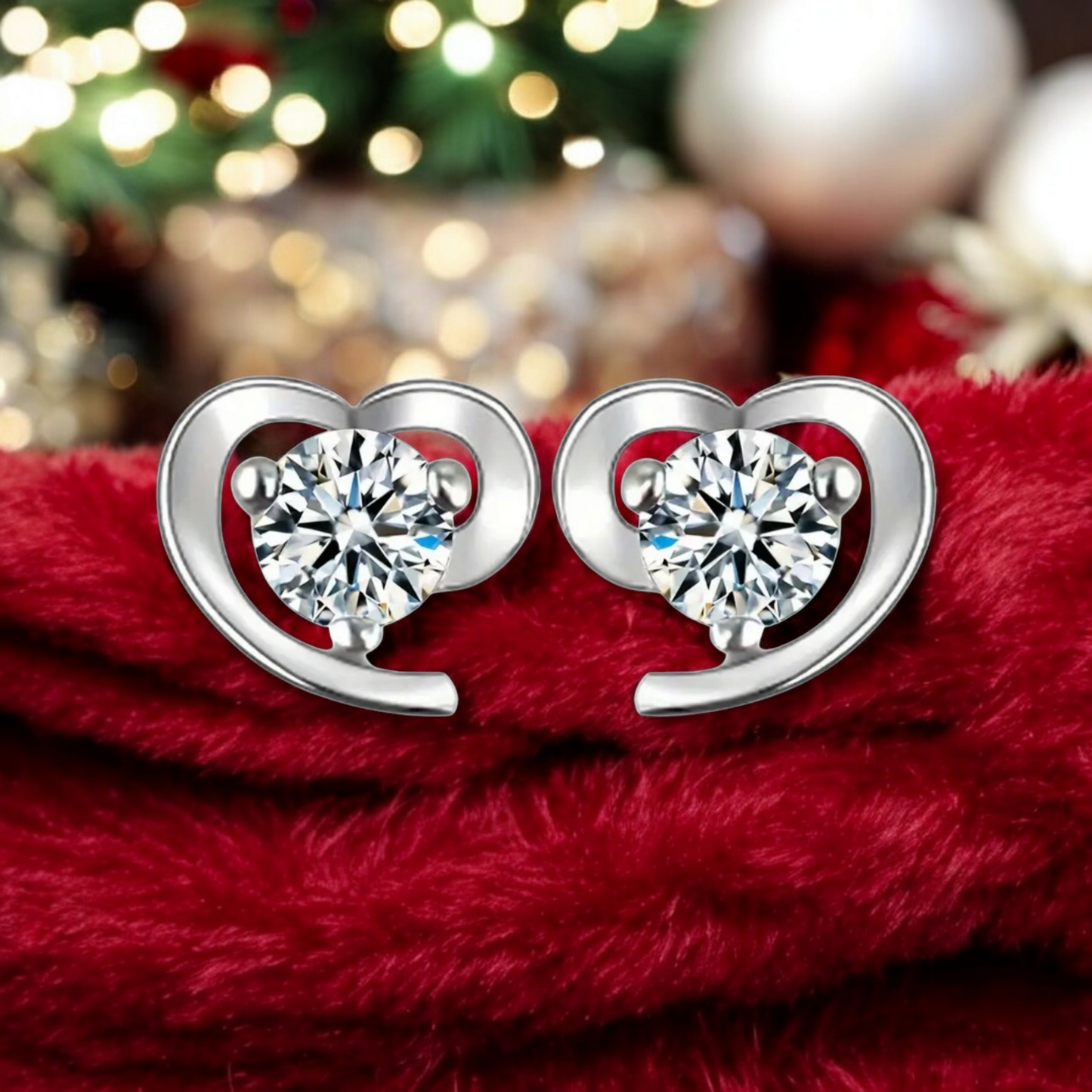 Radiant heart earrings (earrings)