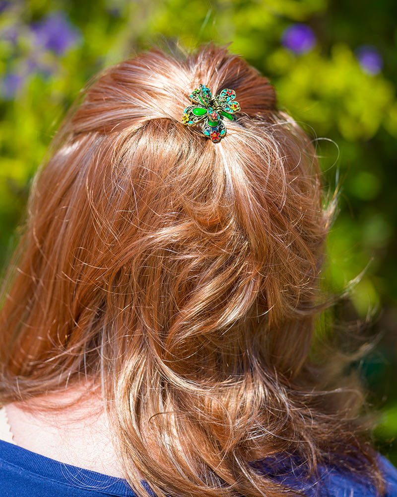Bouquet hair claw clip (hair clip)