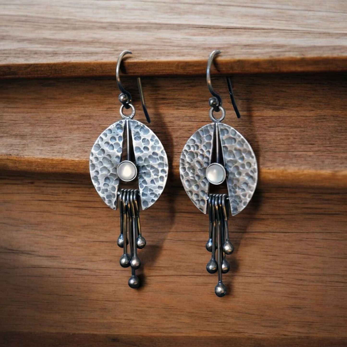 Retro gunmetal earrings (Earrings)