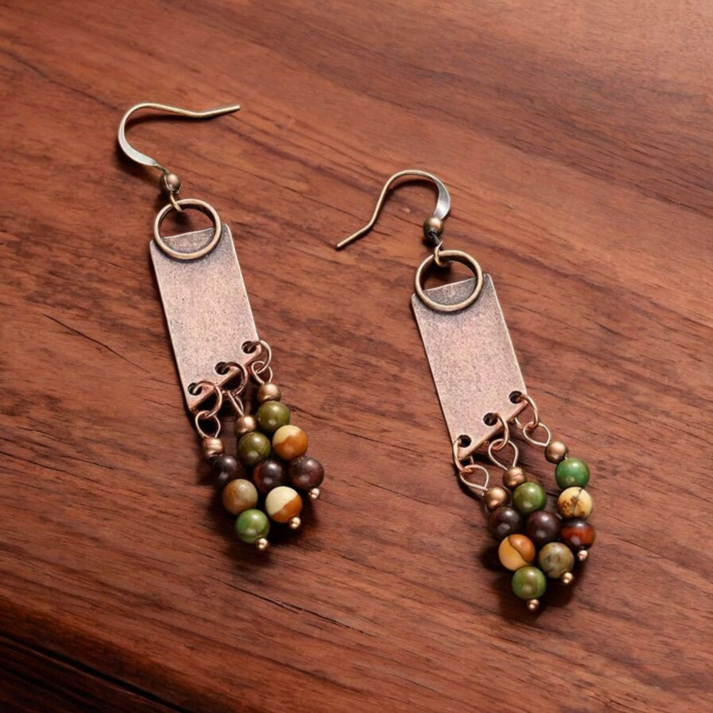 Boho retro earrings (Earrings)