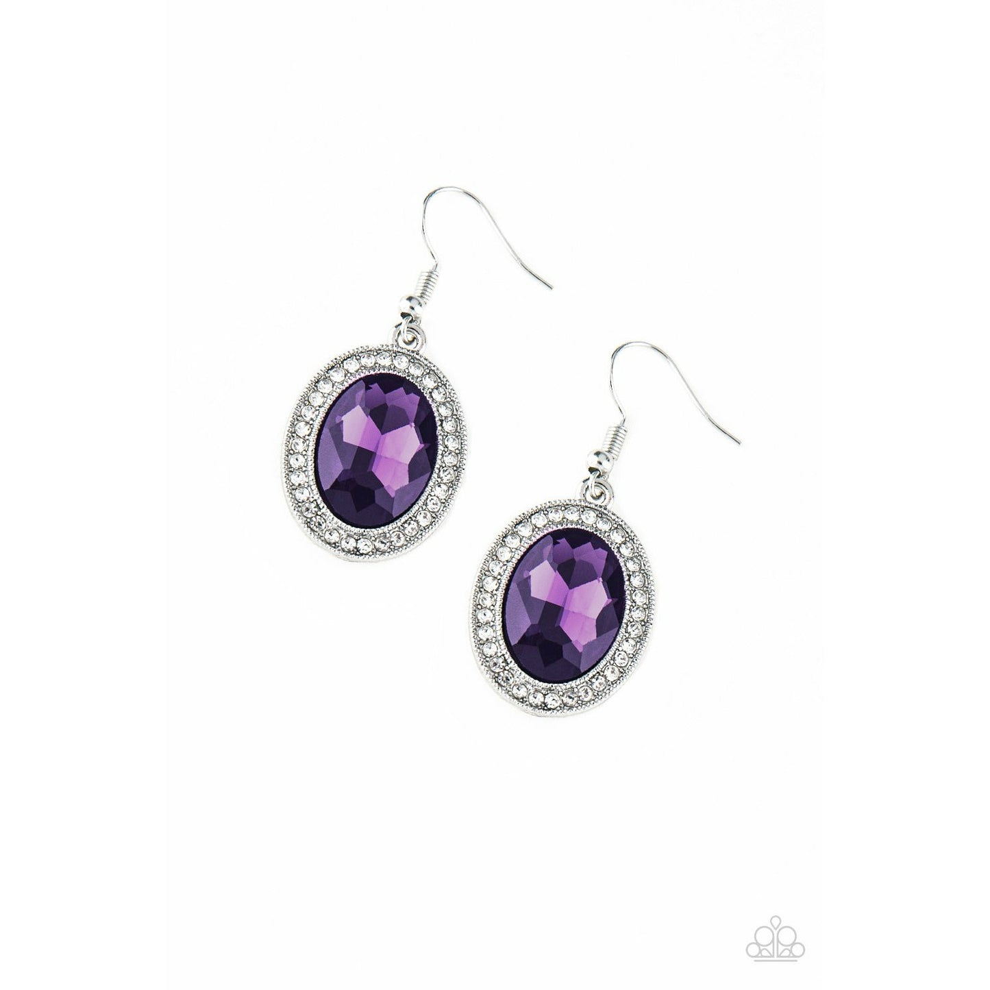 Only FAME In Town - Purple earrings (Jewelry)
