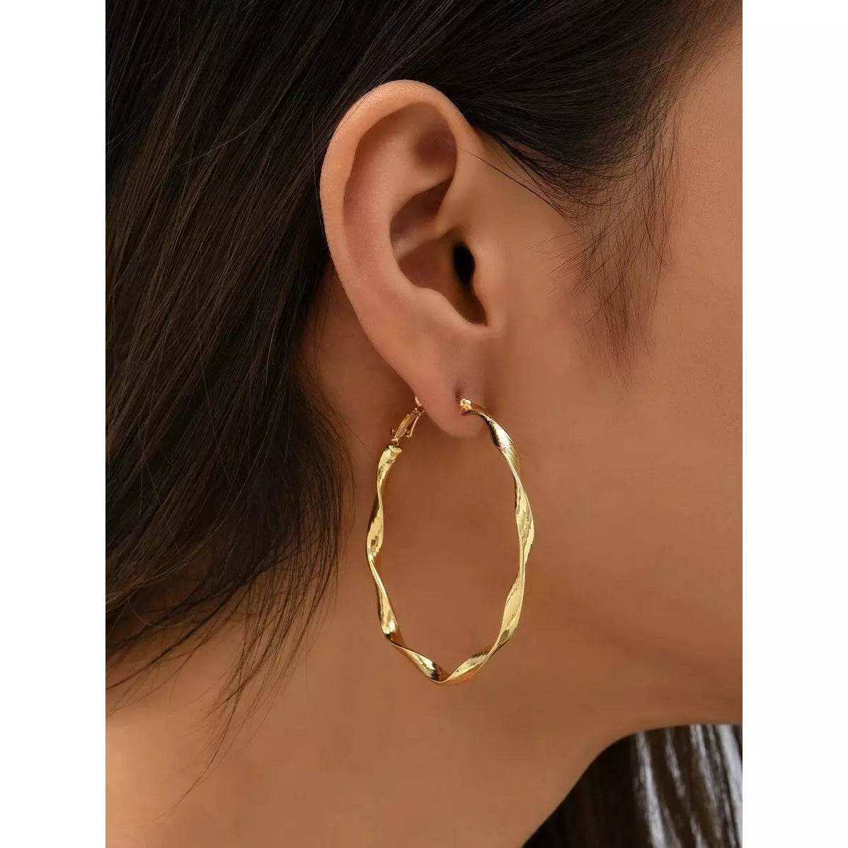 Twisted by nature hoop earrings (Jewelry)