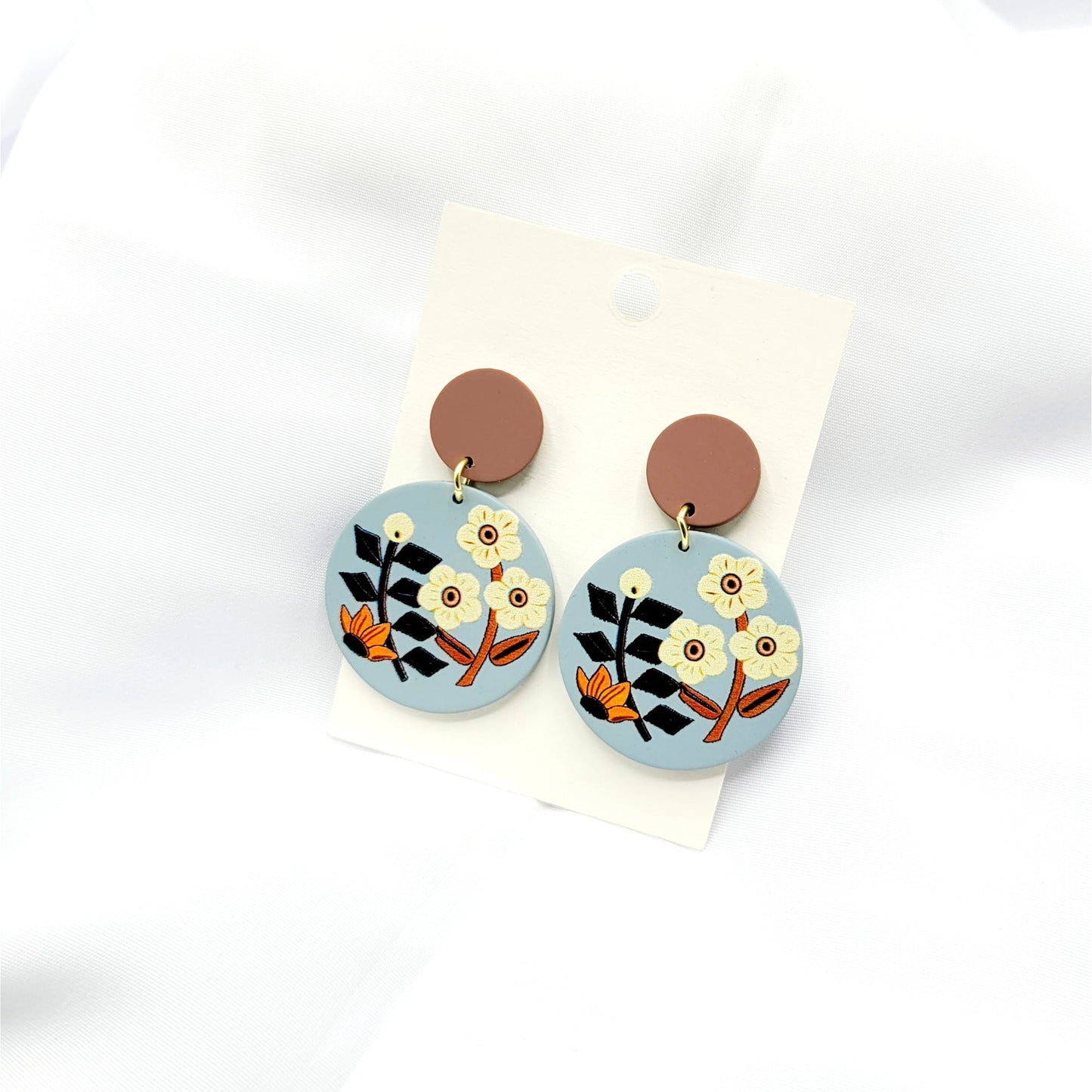 Fall flower earrings (Jewelry)