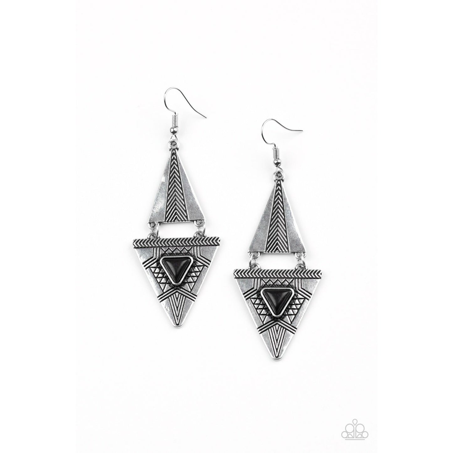 El Paso Edge - Black earrings (Jewelry)