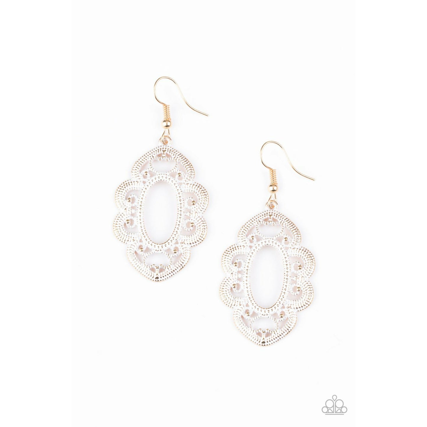 Mantras and Mandalas - Gold earrings (Jewelry)