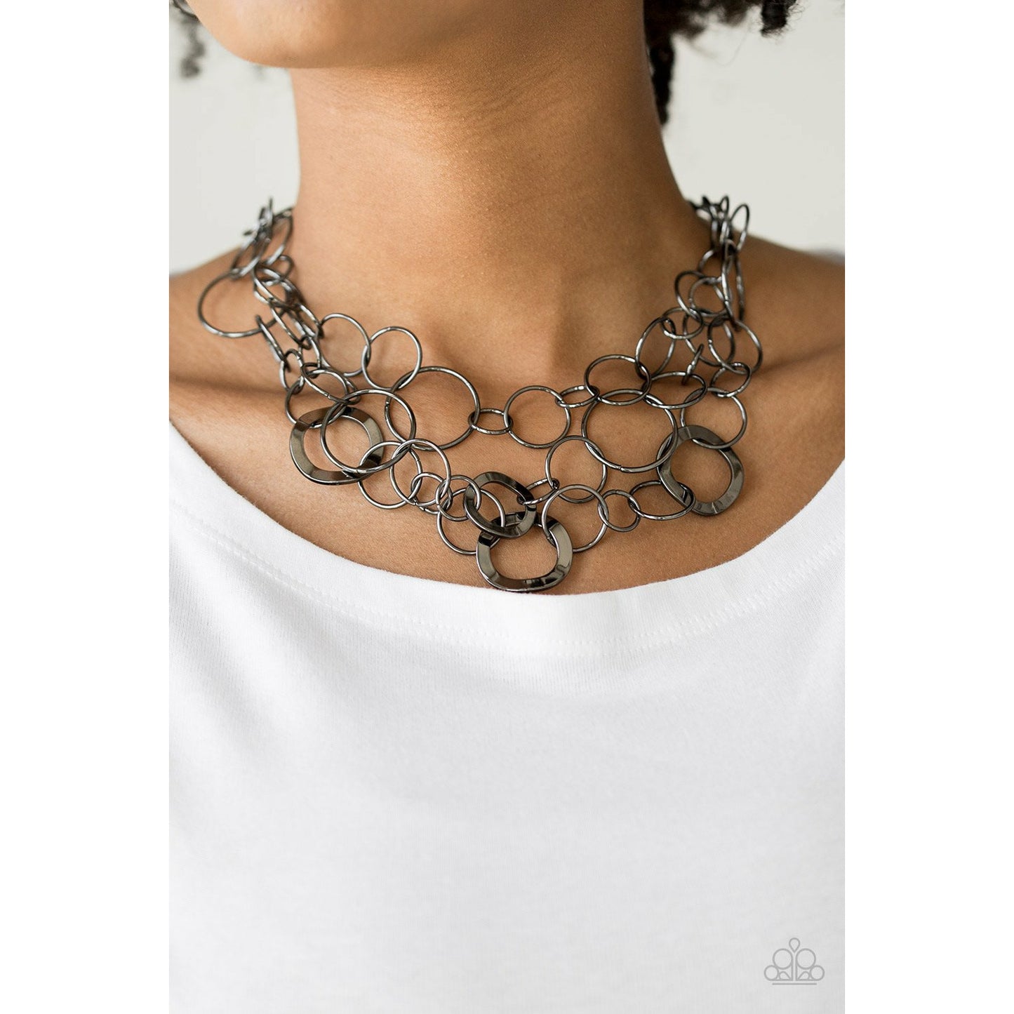 Main Street Mechanics - black necklace (Jewelry)