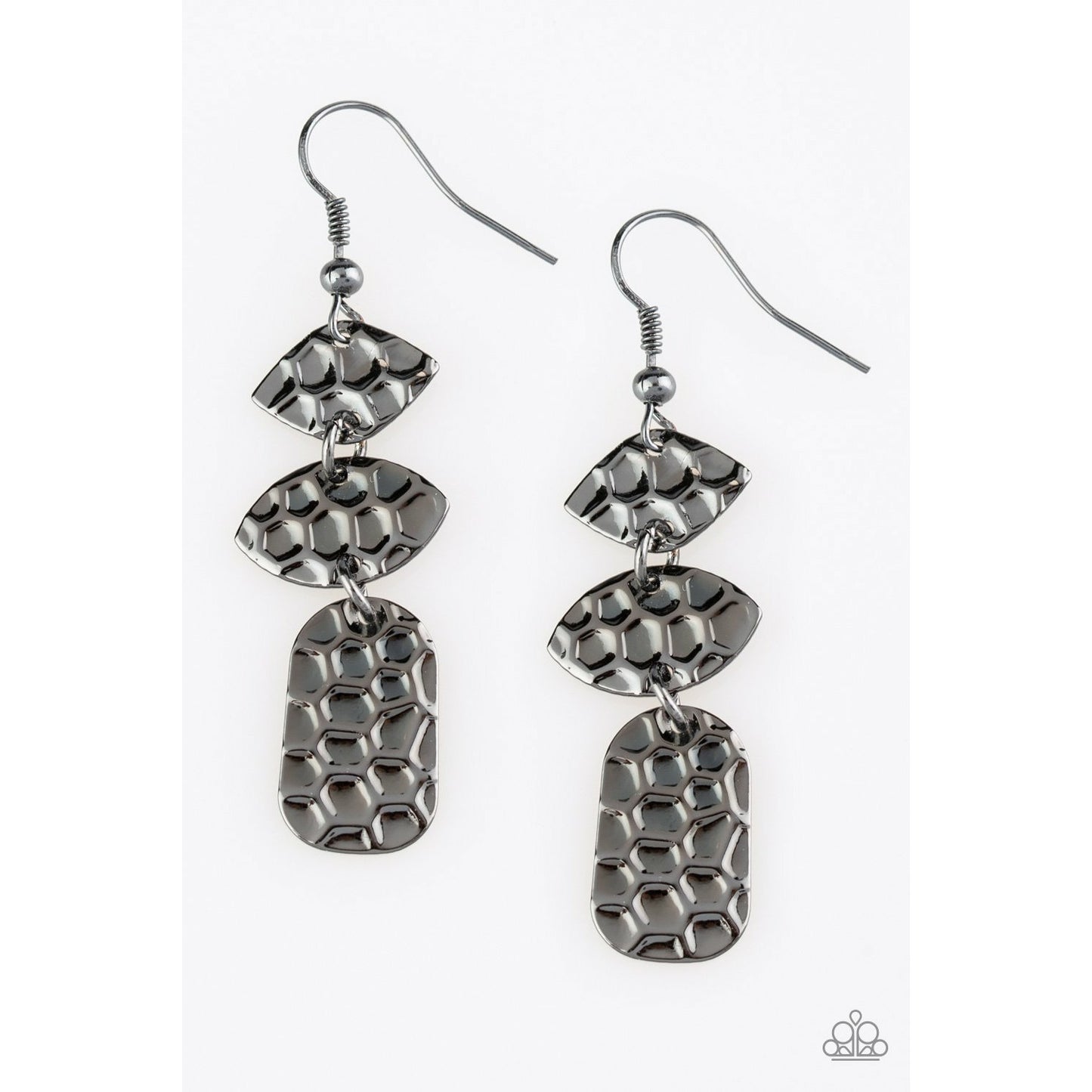 Nine to HIVE - Black earrings (Jewelry)
