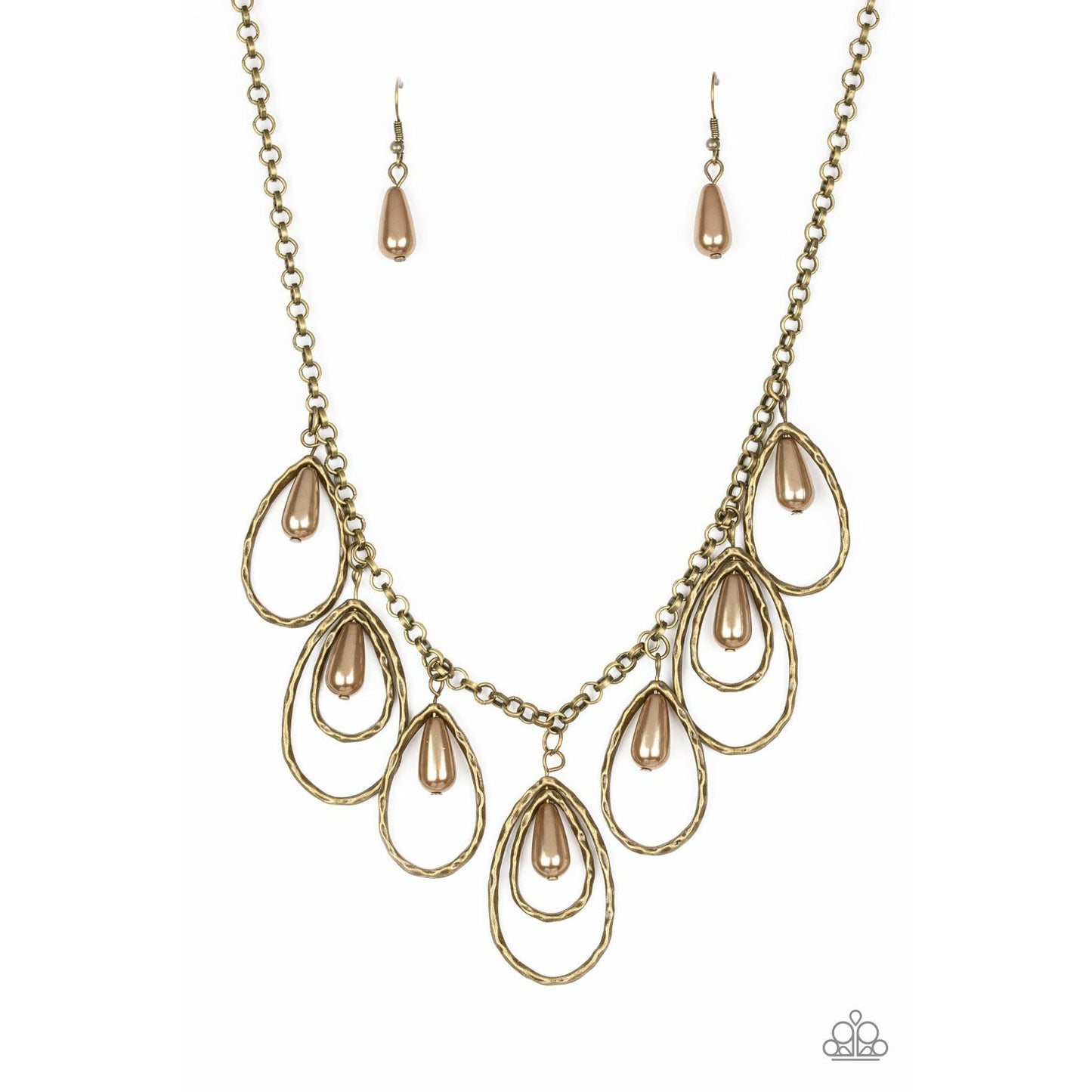 Rustic Ritz Brass necklace (Jewelry)