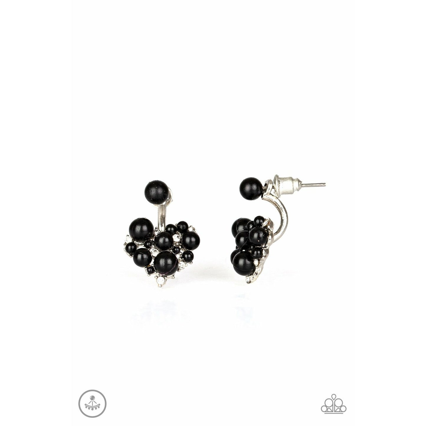 Star-Studded Success - Black earrings (Jewelry)