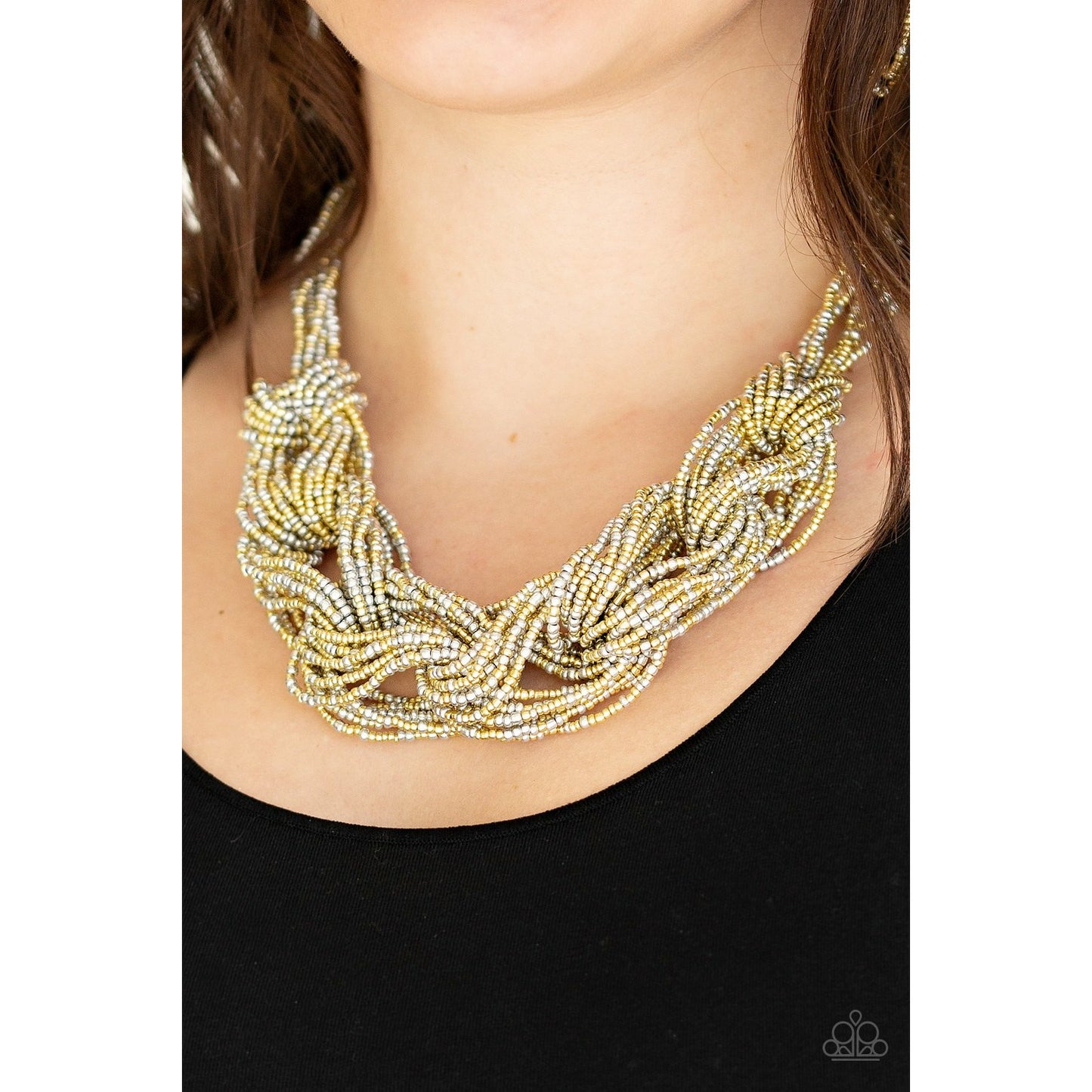 City Catwalk - Gold necklace (Jewelry)