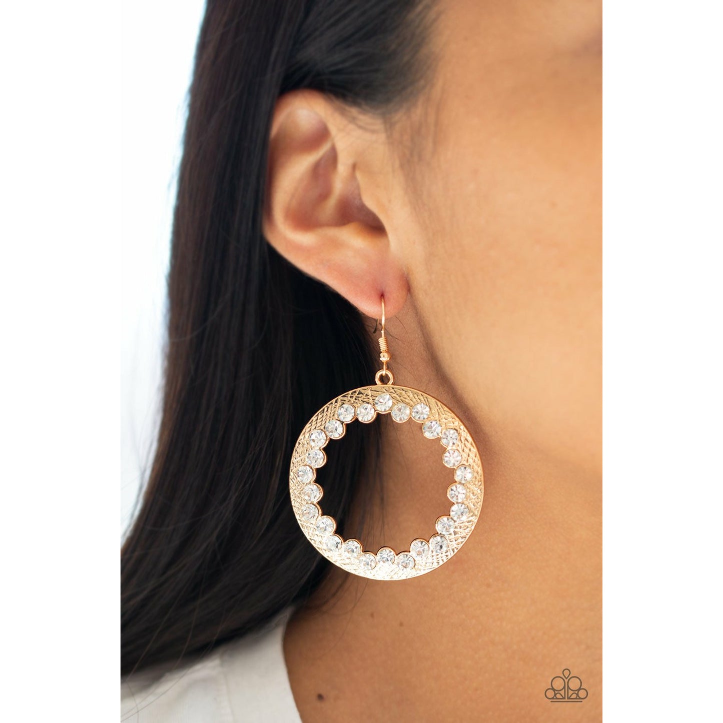 Gala glitter Gold earrings (Jewelry)