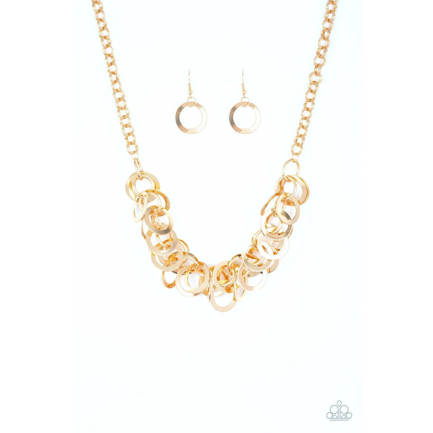 Ringing In The Bling -Gold necklace (Jewelry)