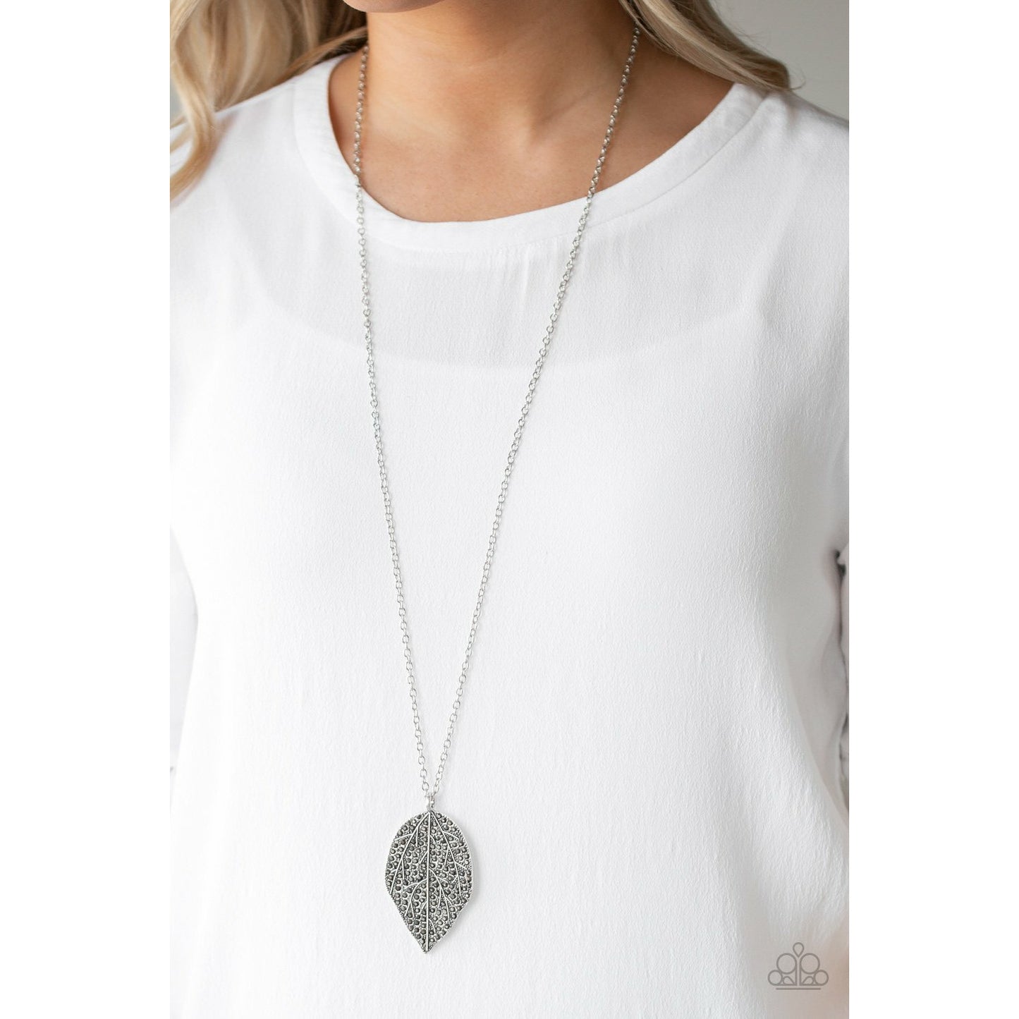 Natural Re-LEAF - Silver necklace