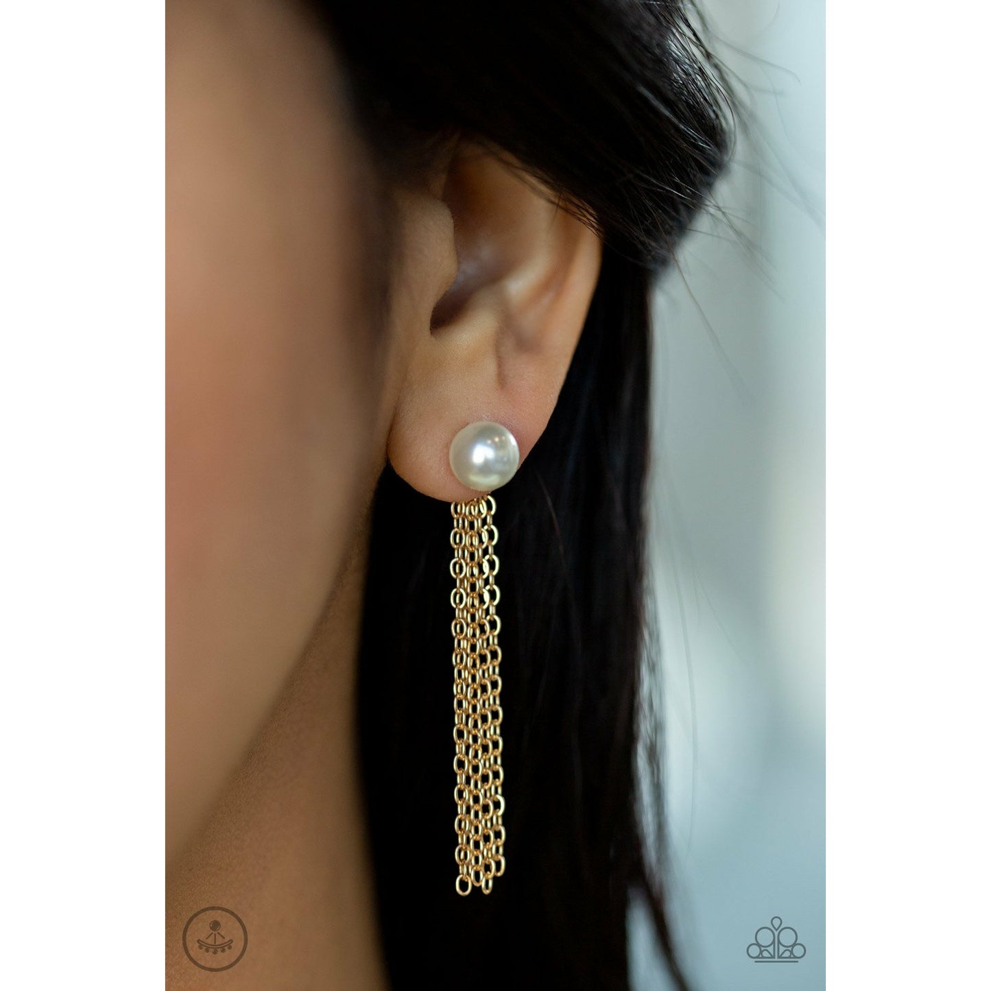 Rebel Refinement - Gold Earrings (Jewelry)